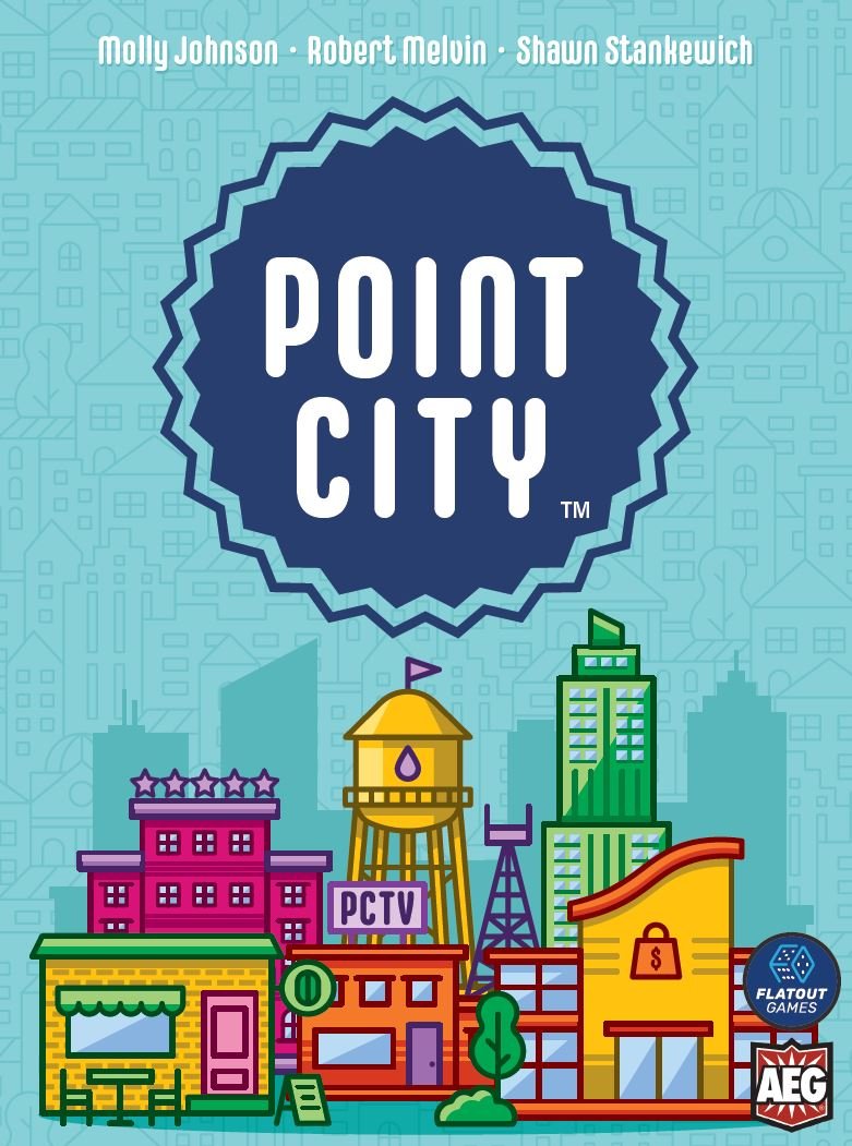  Point City Box Cover Image showing colorful buildings and word mark 