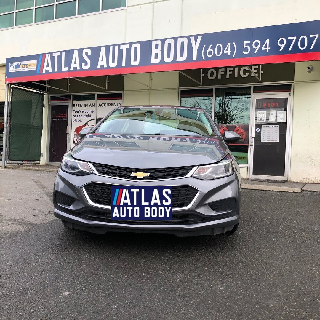 Fun Fact: Did you know GM has produced more than 500 million vehicles in 106 years? 

Today our Atlas Auto Body technicians finished working on this 2018 Chevrolet Cruze which got into a rear end collision. They replaced the end panel, and trunk whil
