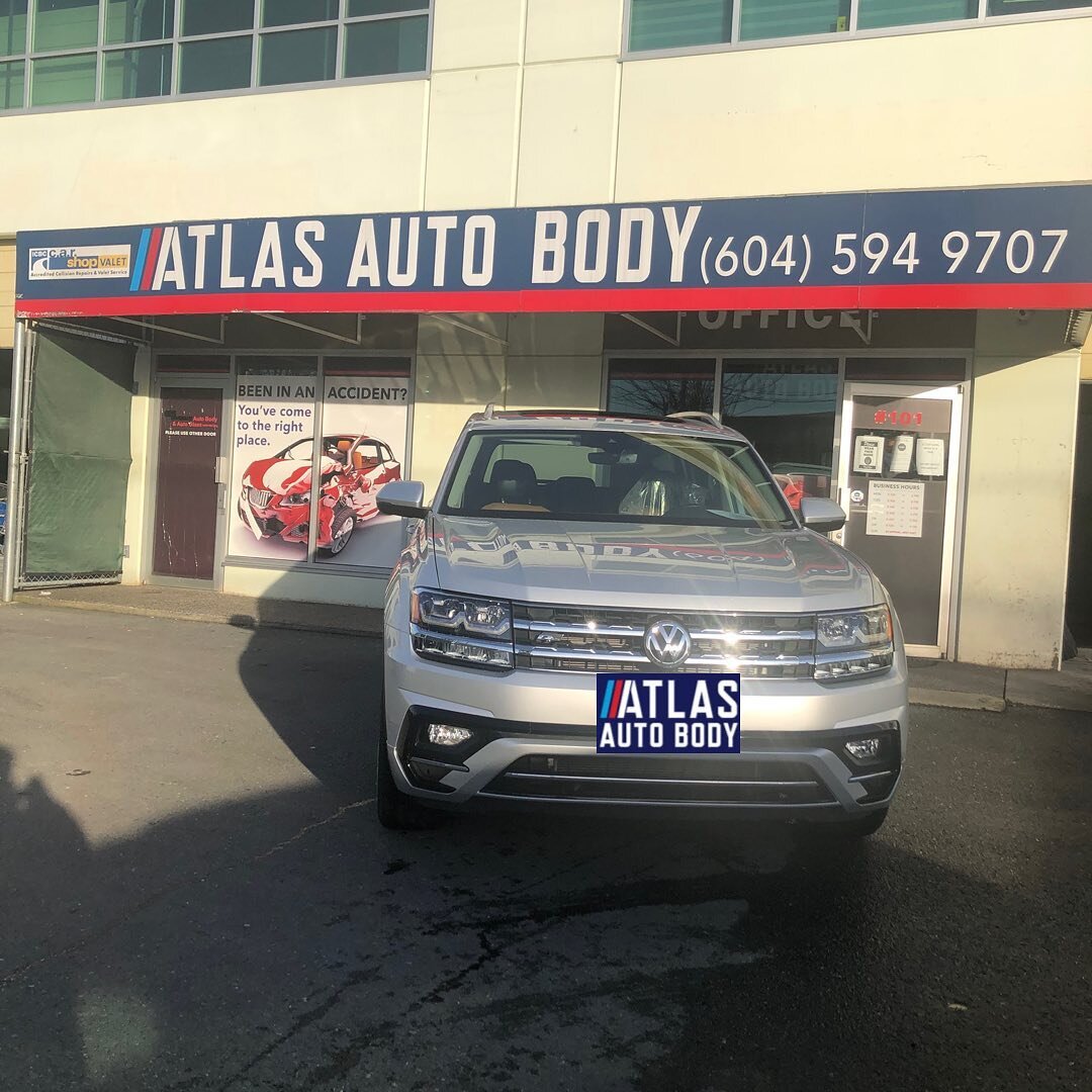 Towed in as a non-drive, and driven out. 

Today our Atlas Auto Body technicians finished working on this 2019 Volkswagen Atlas, this job just made sense 😉. The Volkswagen Atlas got into a front end collision. Our Atlas technicians replaced the righ