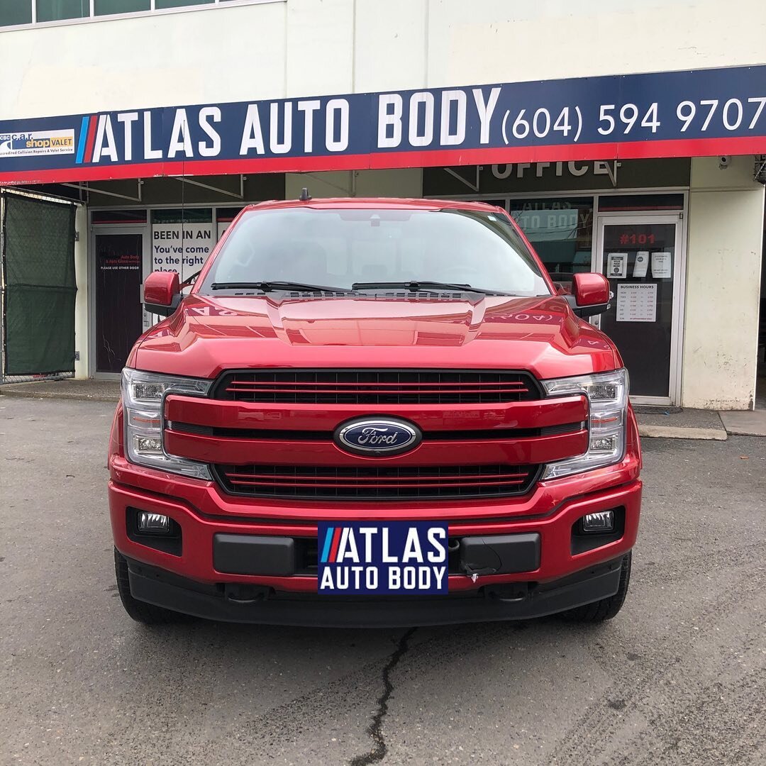 Built Ford Proud. 

Our Atlas Auto Body technicians finished working on this 2020 Ford F-150. This 2020 Ford F-150 came in with rear end damage. Our Atlas Auto Body technicians repaired the right box side, while replacing the rear bumper and right ta