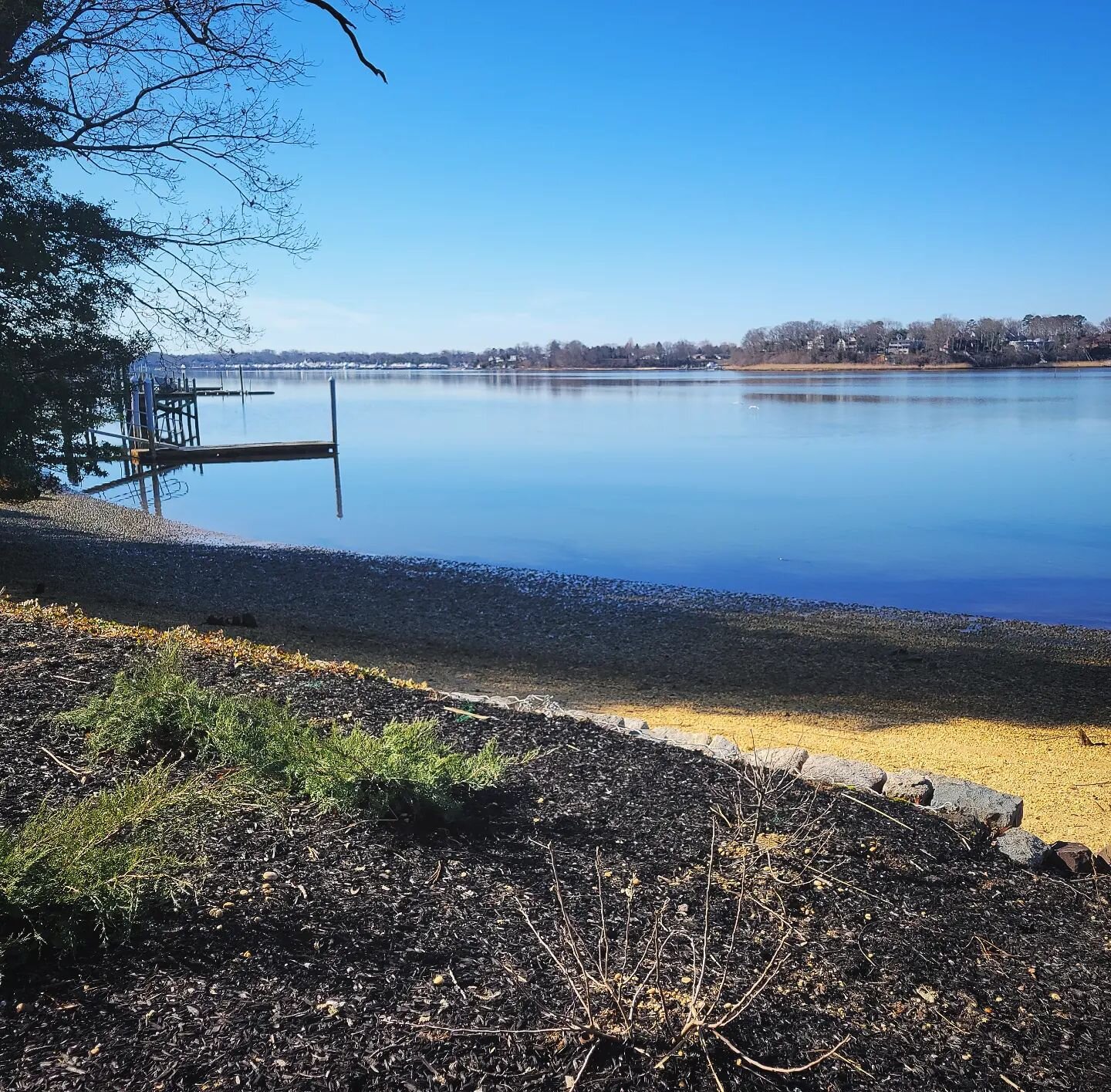 All #sitevisits have views like this, right?!
.
Not bad, especially on a Friday! 
.
Checking in on last year's #plantingdesign
.
#landscapearchitecture #greeninfrastructure #bioretention #raingarden #manasquan #stormwatermanagement
