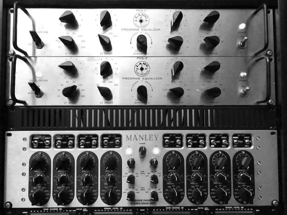 Trakworx Mastering Studio Lang PEQ-2, Manley Massive Passive