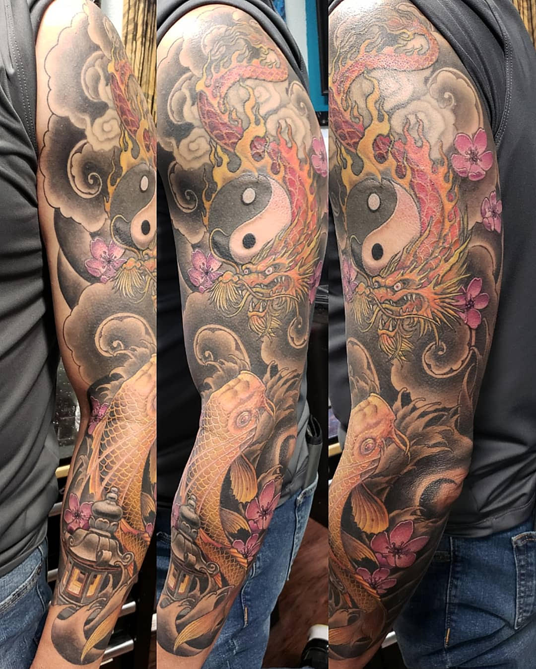 Riley Hogan on Instagram A really fun Asian inspired piece Ive been  working on Thanks for looking rileyhogantattoos bushidotattoo  sanctumequipment