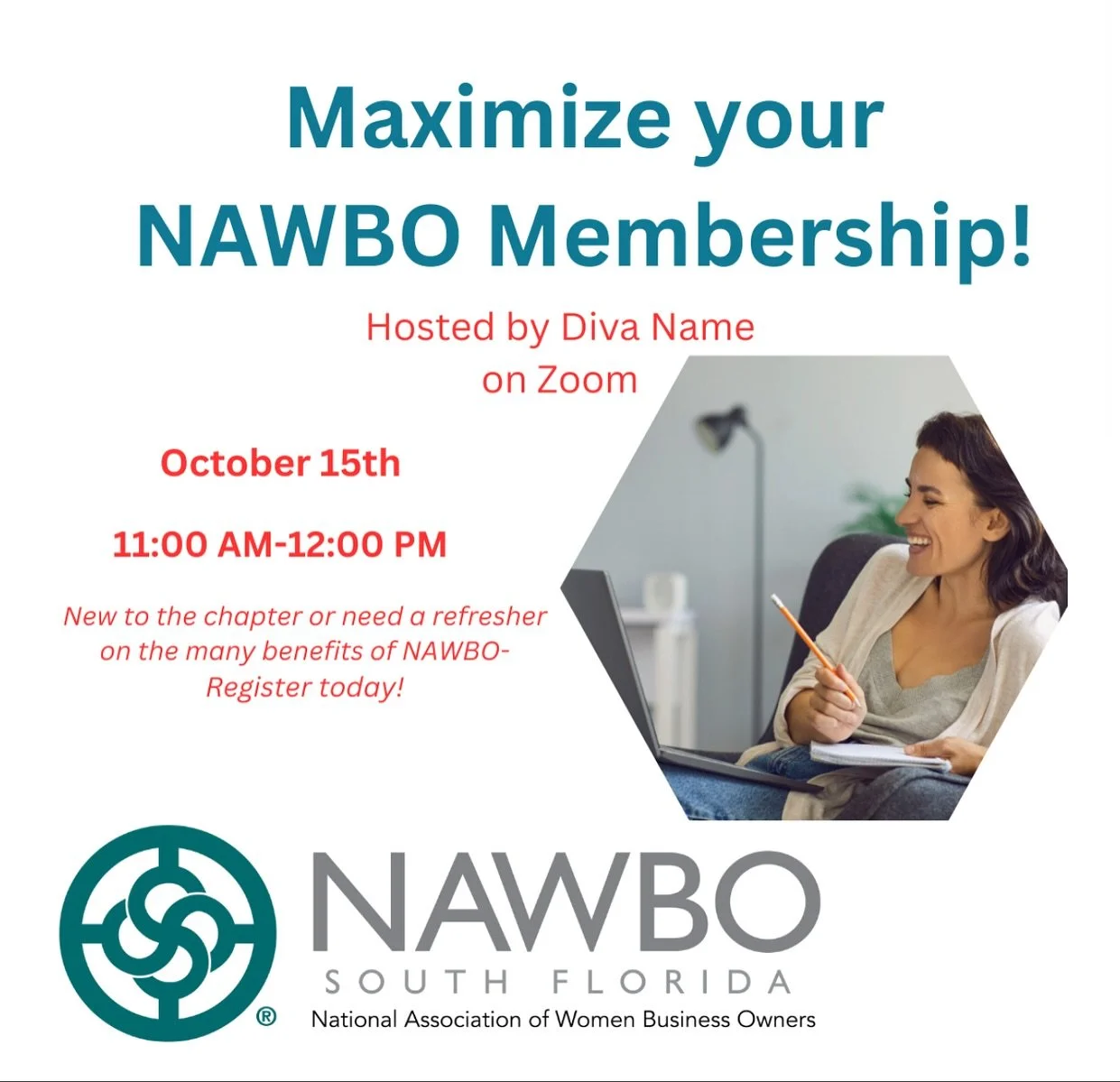 Check out our upcoming events for this week! Coffee meet ups are FREE, Guests and Members are welcome but must register, see link in bio to register or visit NAWBOsouthflorida.com/events