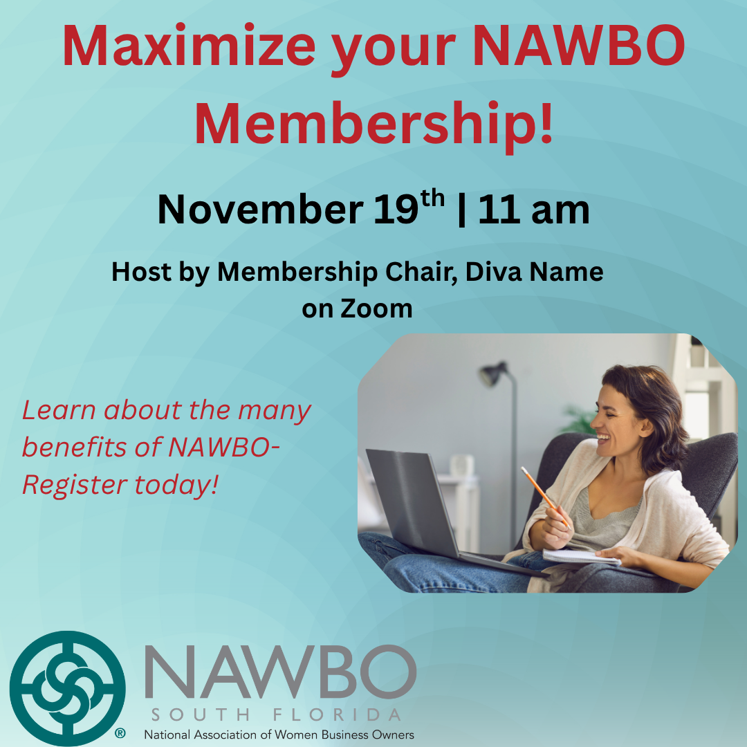 November Maximize Your NAWBO Membership 
