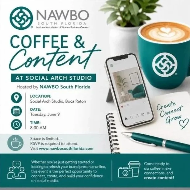 Coffee &amp; Content at Social Arch Studio