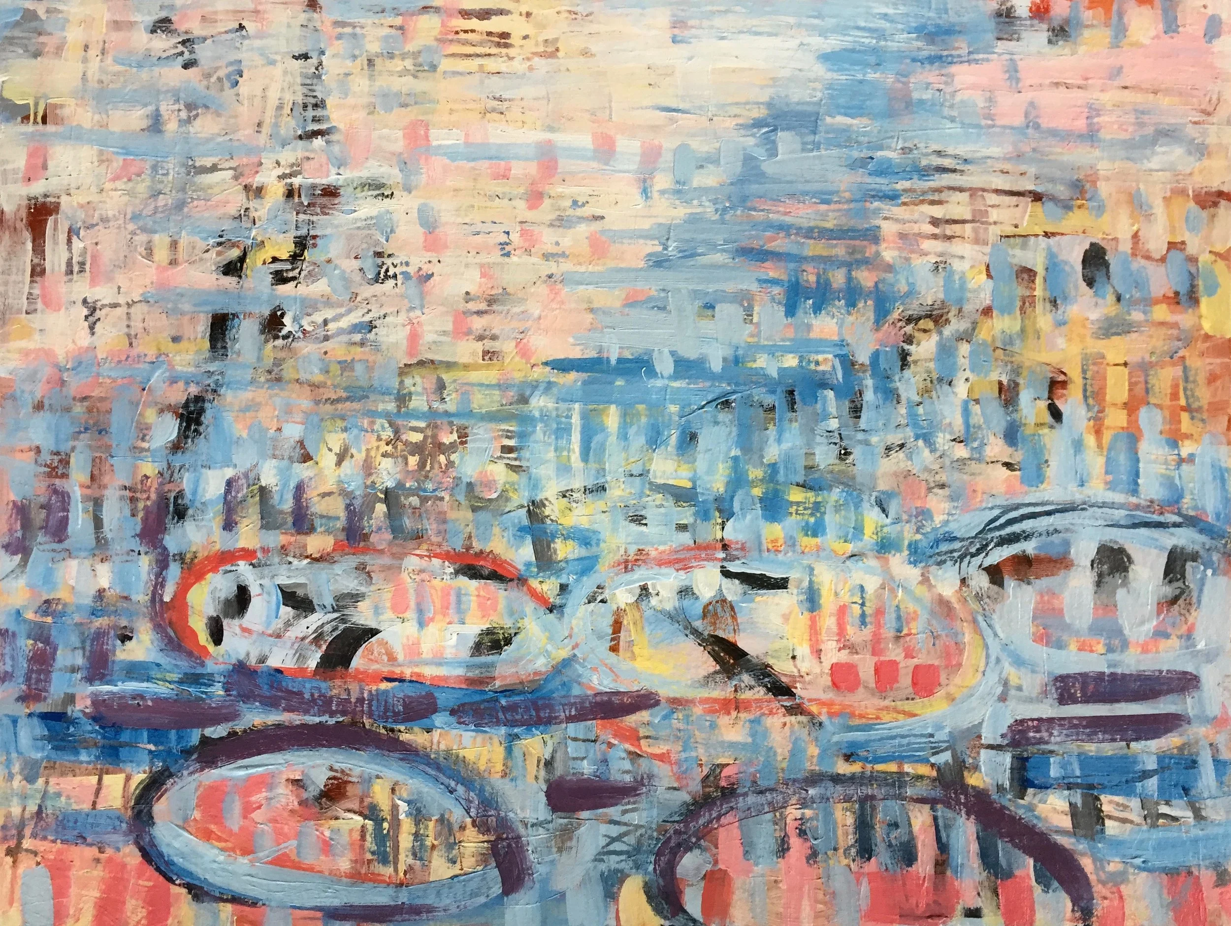Tranquil (4892) 9” x 12” Acrylic on Paper