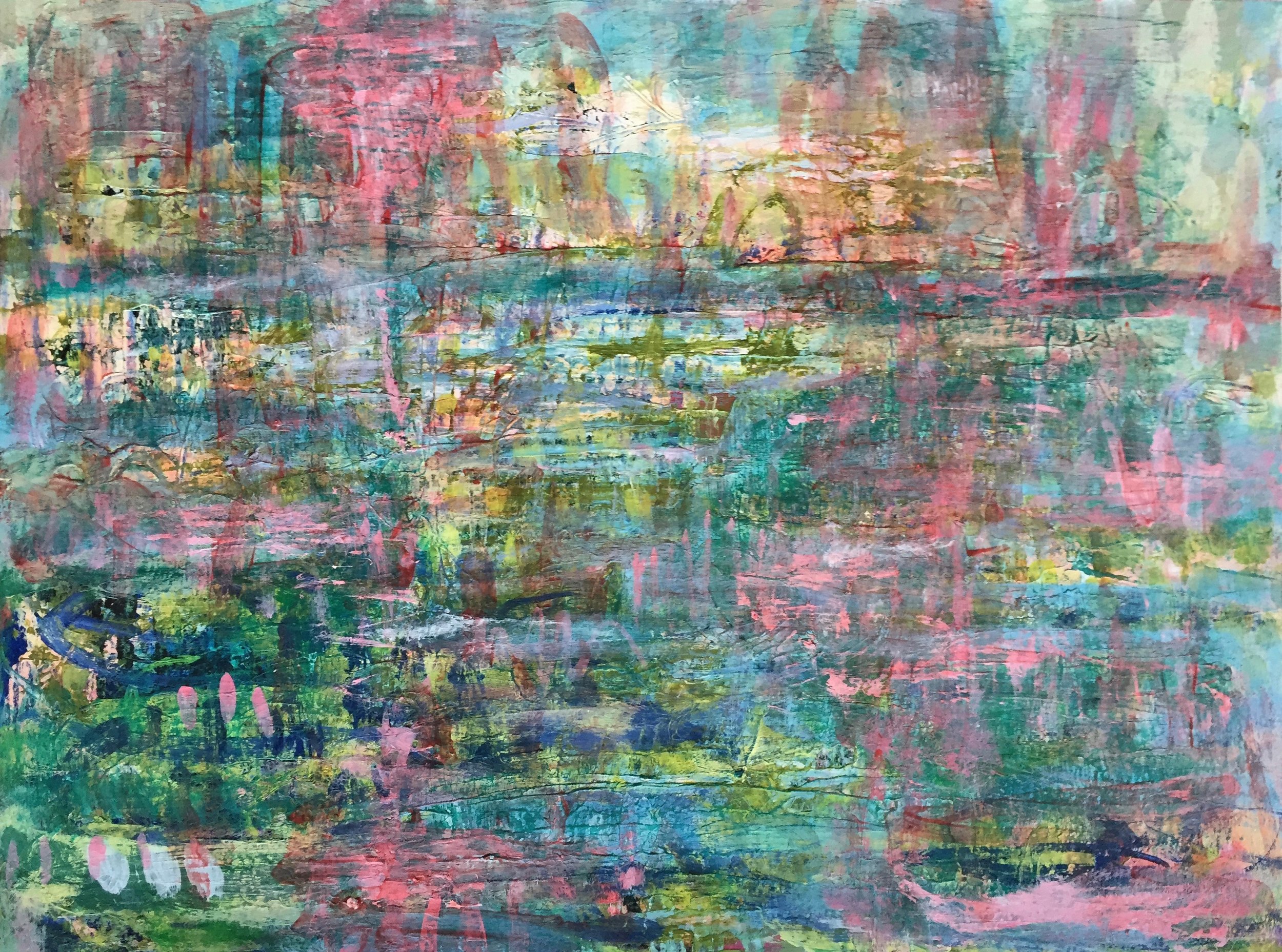 Vibrant (4896) 9” x 12” Acrylic on Paper
