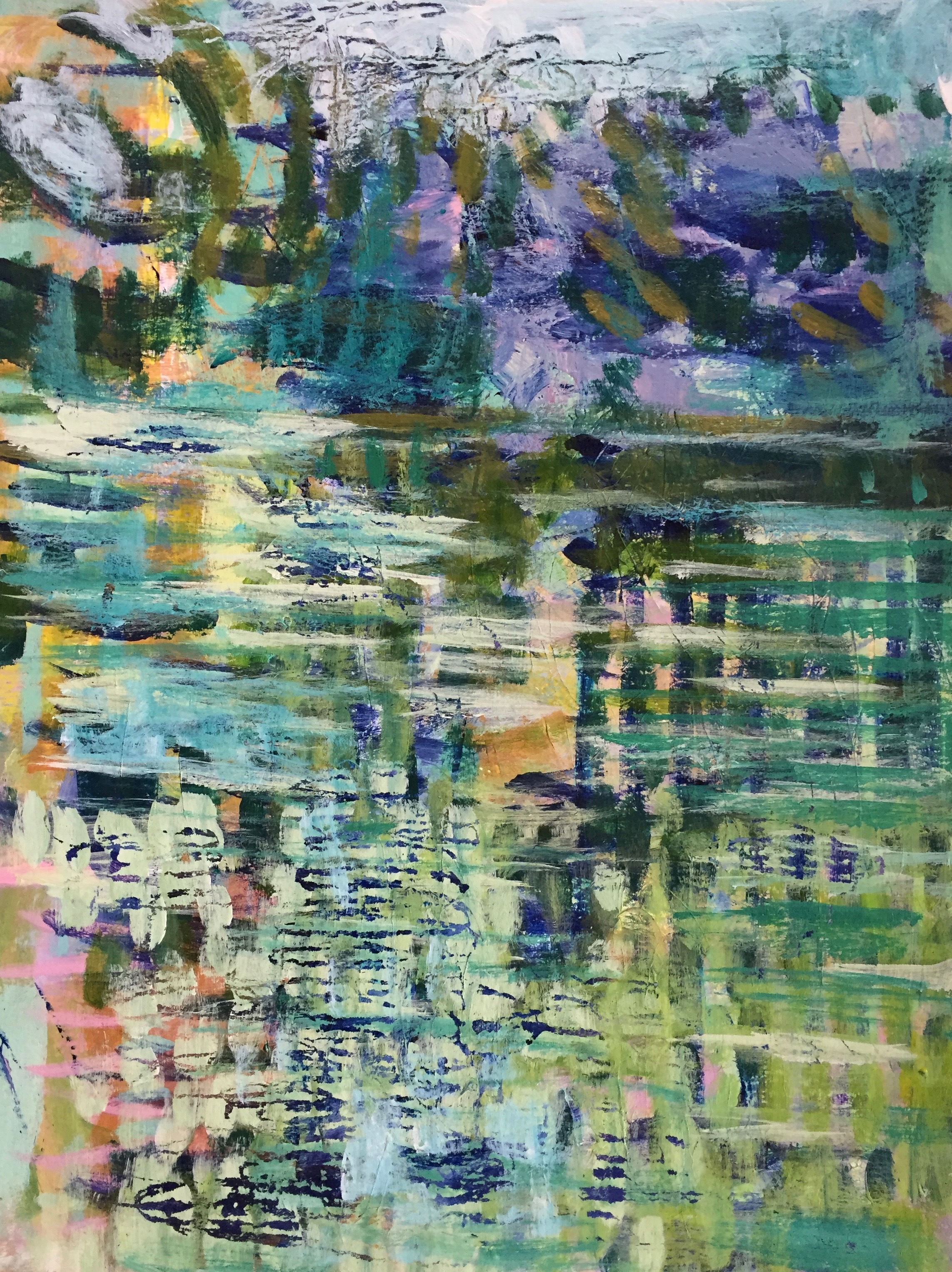Harmony (4898) 9” x 12” Acrylic on Paper