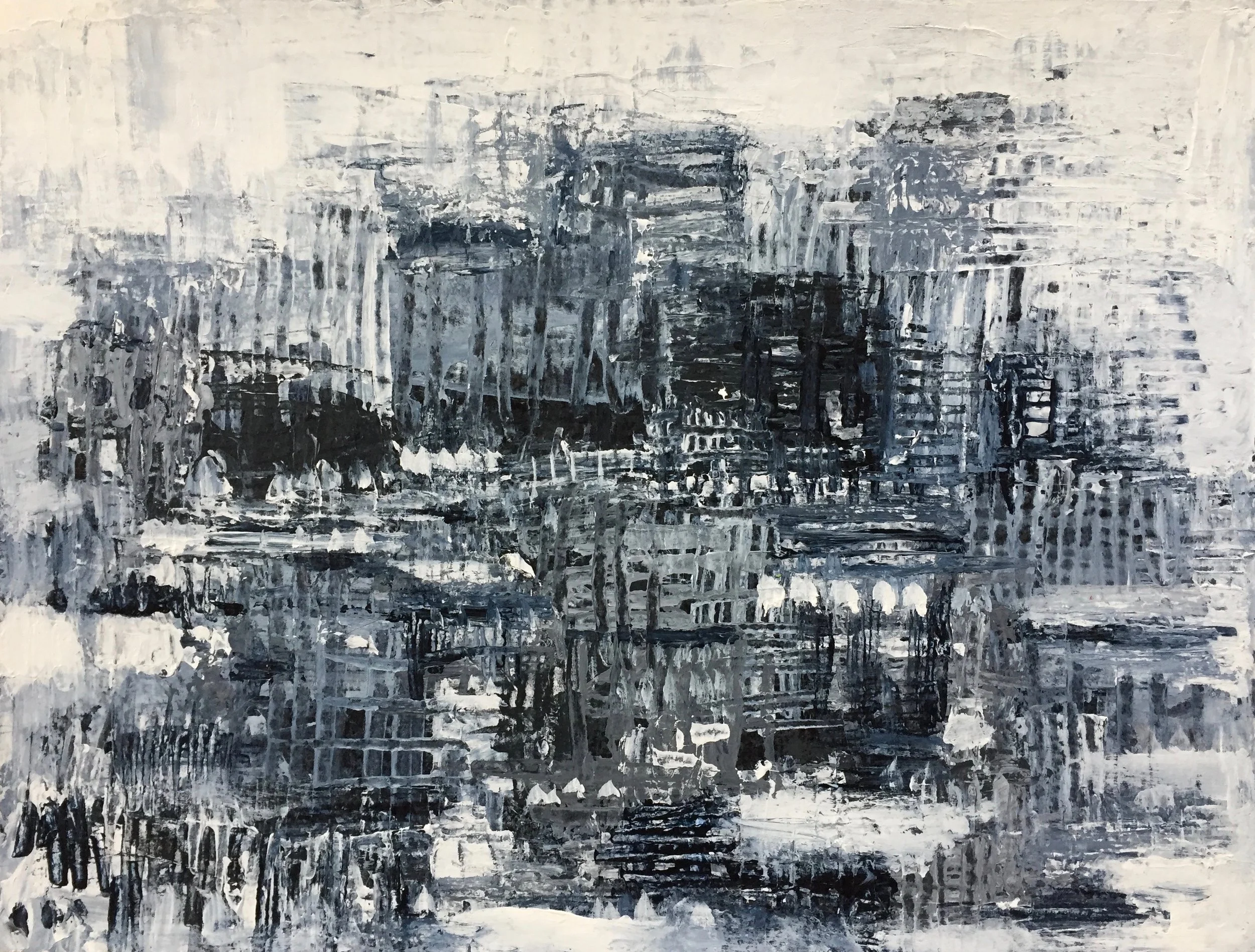 Urban (4902) 9” x 12” Acrylic on Paper