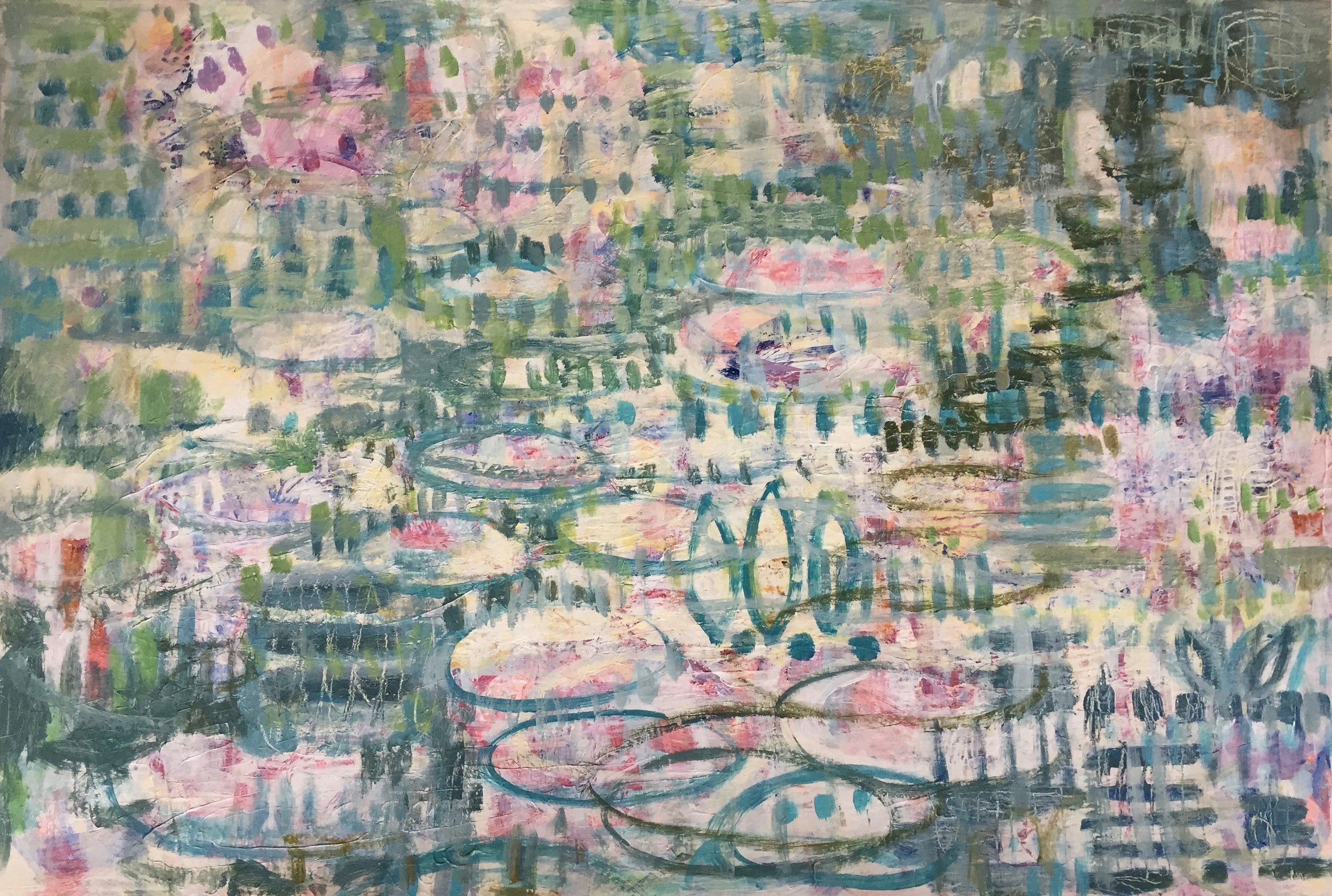 Infinite Calm (4906) 12” x 18” Acrylic on Paper