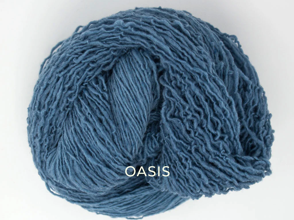 merino wool lace weight in oasis blue