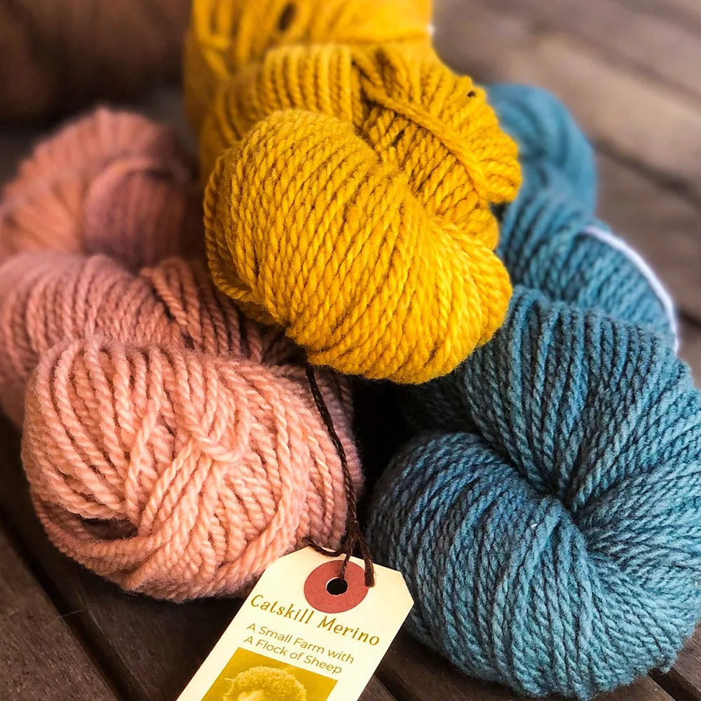 Luxury Merino Wool Grown on our NY Farm Knitting Wool