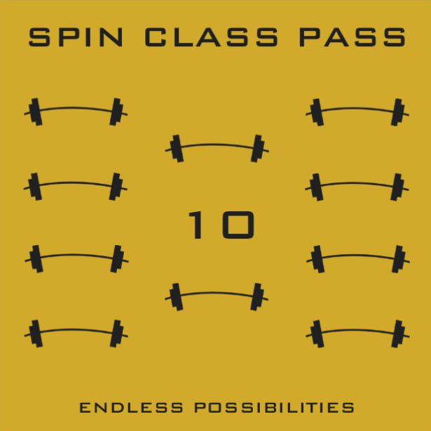 10 Spin Class Punch Card
