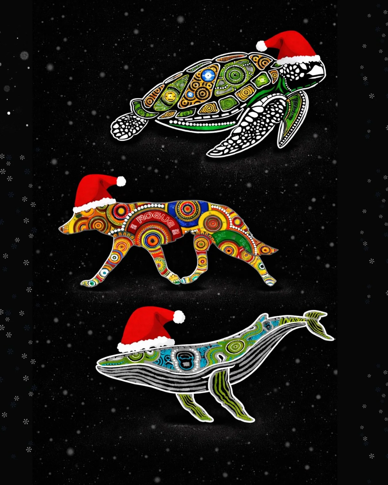 Merry Christmas from all the animals of CrossFit Noosa!
🐳 🐕 🐢 🧑&zwj;🎄