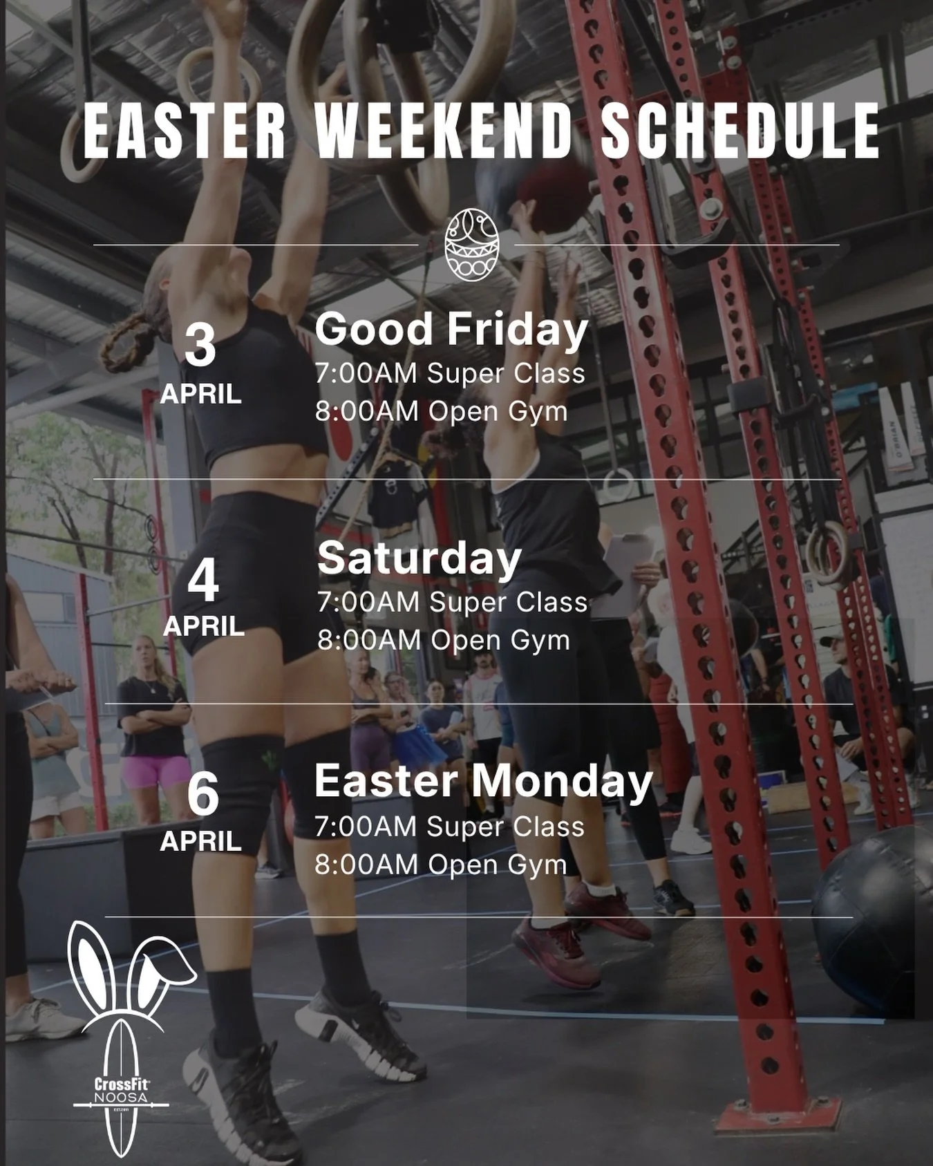 Easter is a &ldquo;Super Class&rdquo; time of year at CFN. Because we just can&rsquo;t get enough. 
@crossfitaust