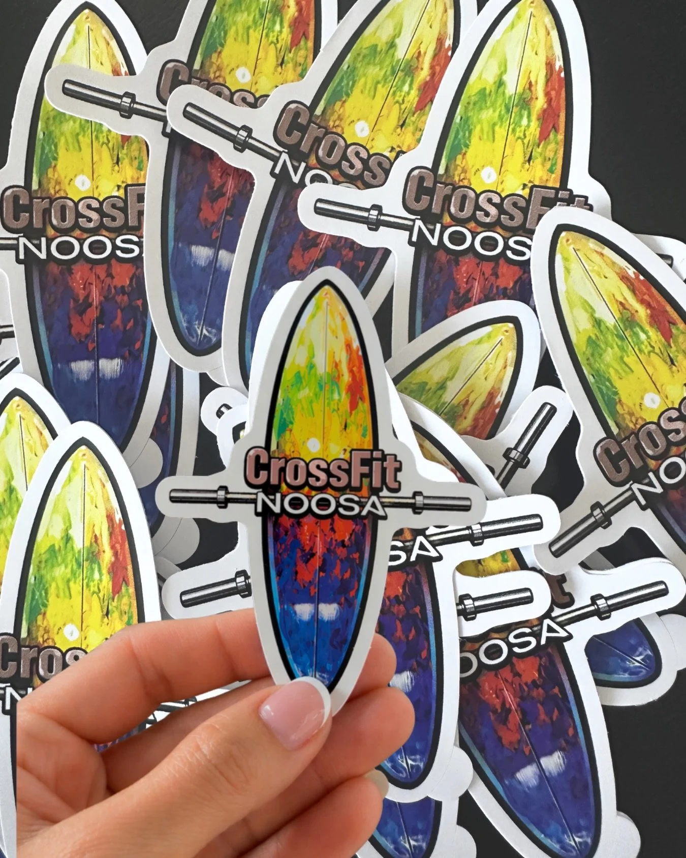 Sticker Trophies 🏆 have arrived. Congratulations to the Sunset 🌆 Crew, winners of the CrossFit Noosa Open for 2026. You will receive yours in class over the coming days. Where will you put it?
@crossfitgames @crossfitaust