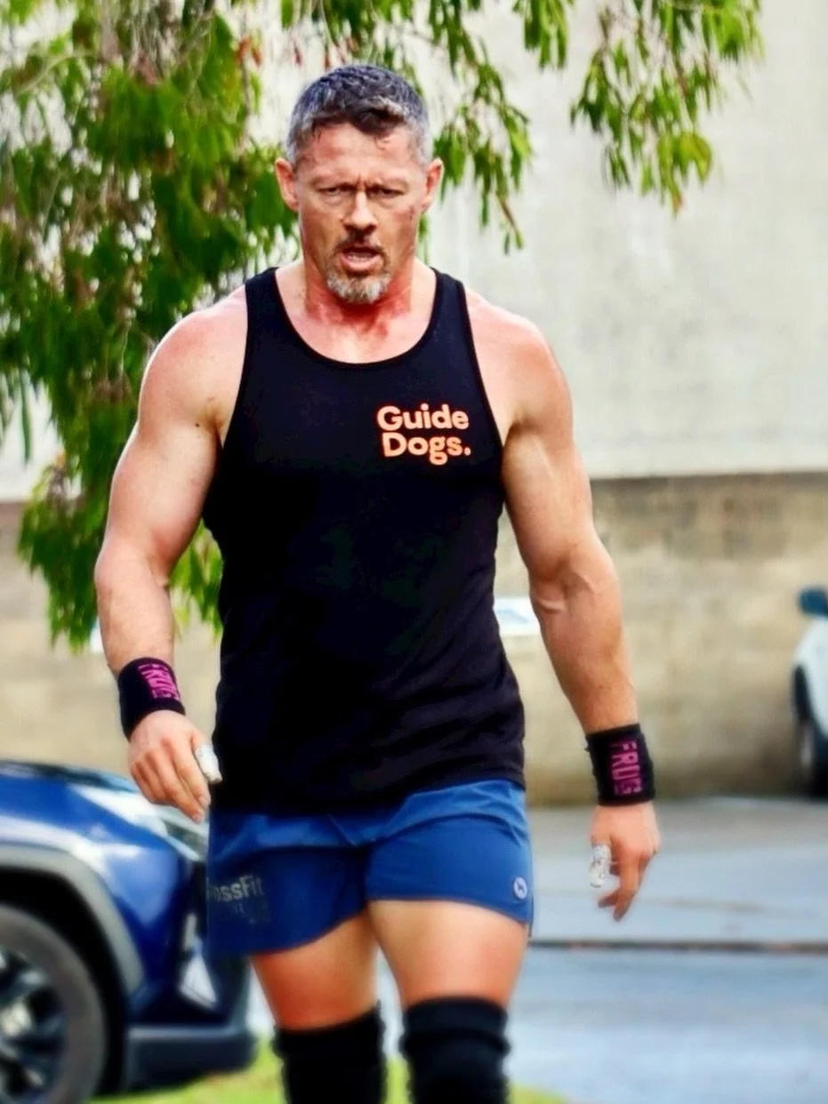 The next stage is here, and this man is ready to fight. Starts Friday, don&rsquo;t miss it. 
@wheelwod
@crossfitgames 
@crossfitaust 
@legallyblindassasin