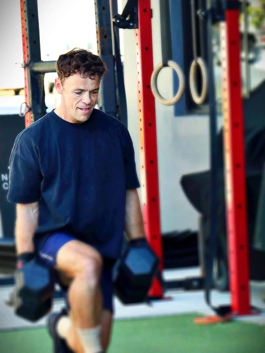 Lunges build muscle, and character. 
@androidsmith 
@mayhemaffiliate 
📸 @coachzedd