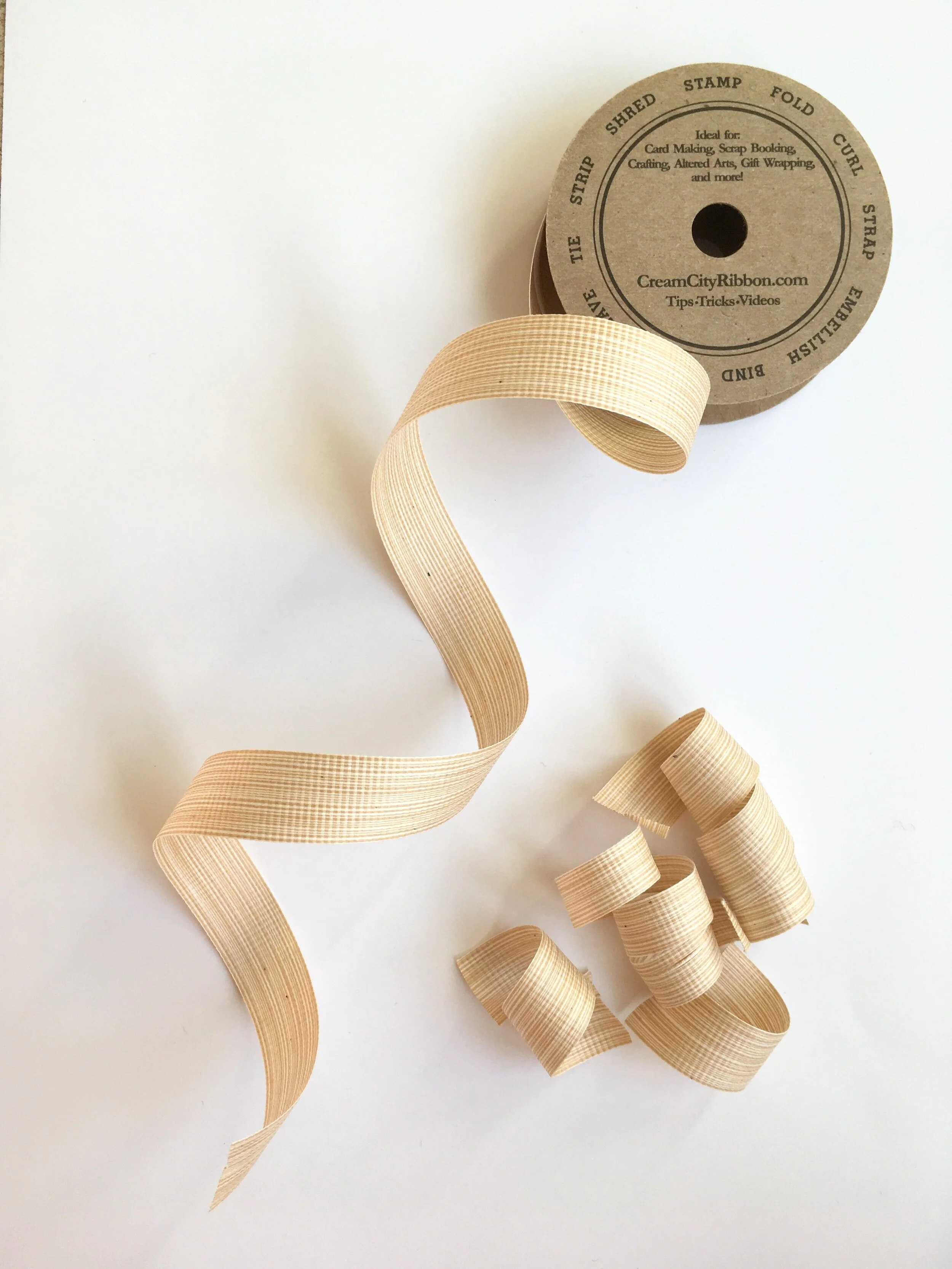 Oatmeal Chambray Ribbon