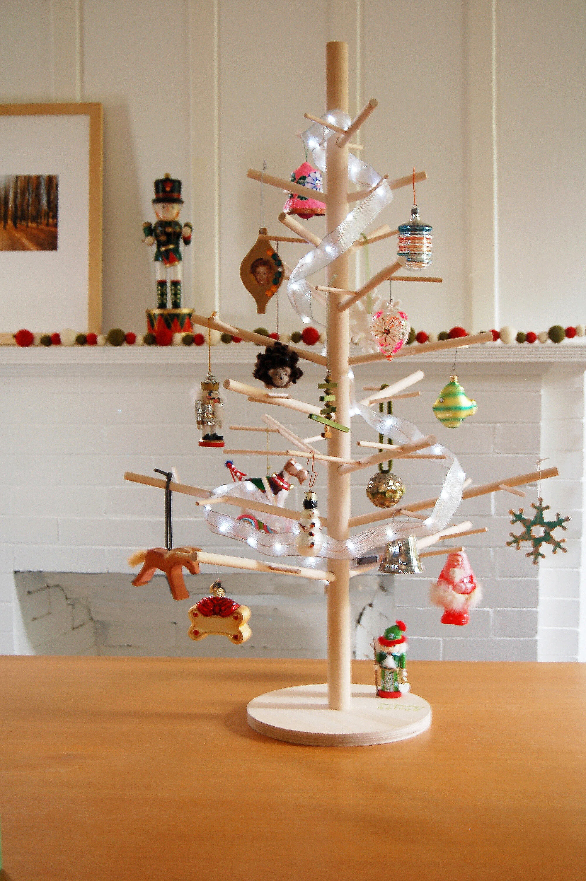 ReTreeJoy wood Christmas tree, 3 feet