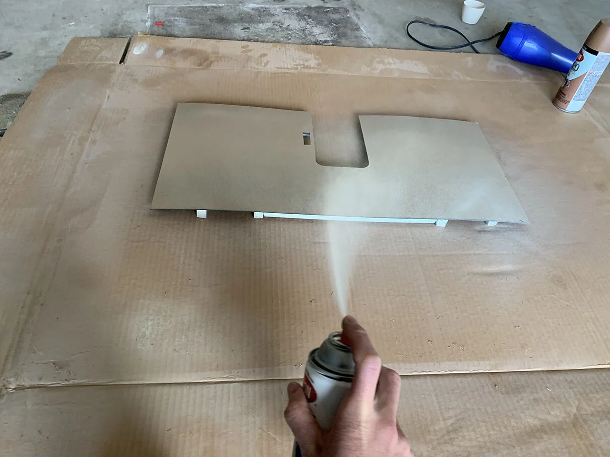 Applying Almond Paint