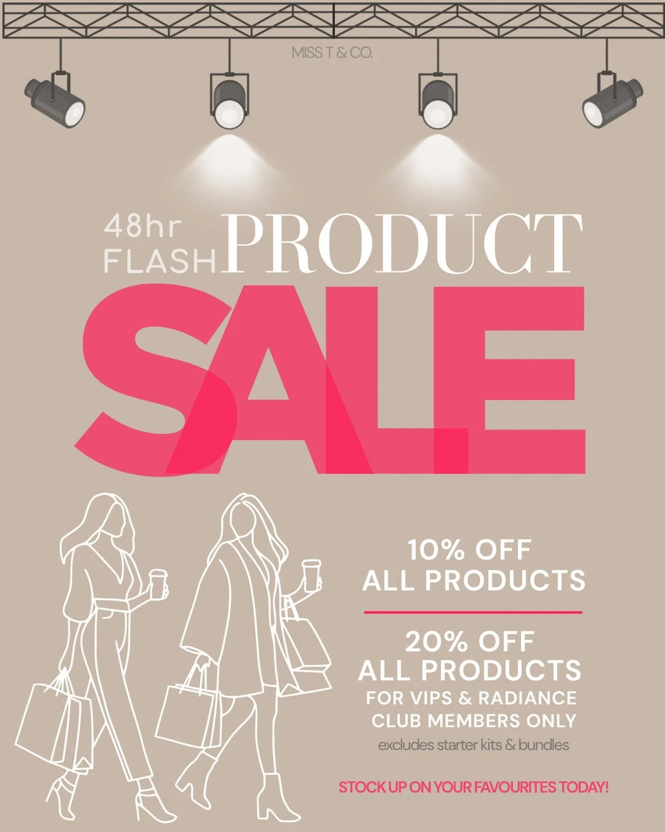 48 HOUR FLASH PRODUCT SALE
Starting Friday 24th 

Because once you commit to your skin&hellip;
your homecare matters just as much as your treatments. We had such a great week in clinic launching the Skin Reset Packages so wanted to offer this as a li