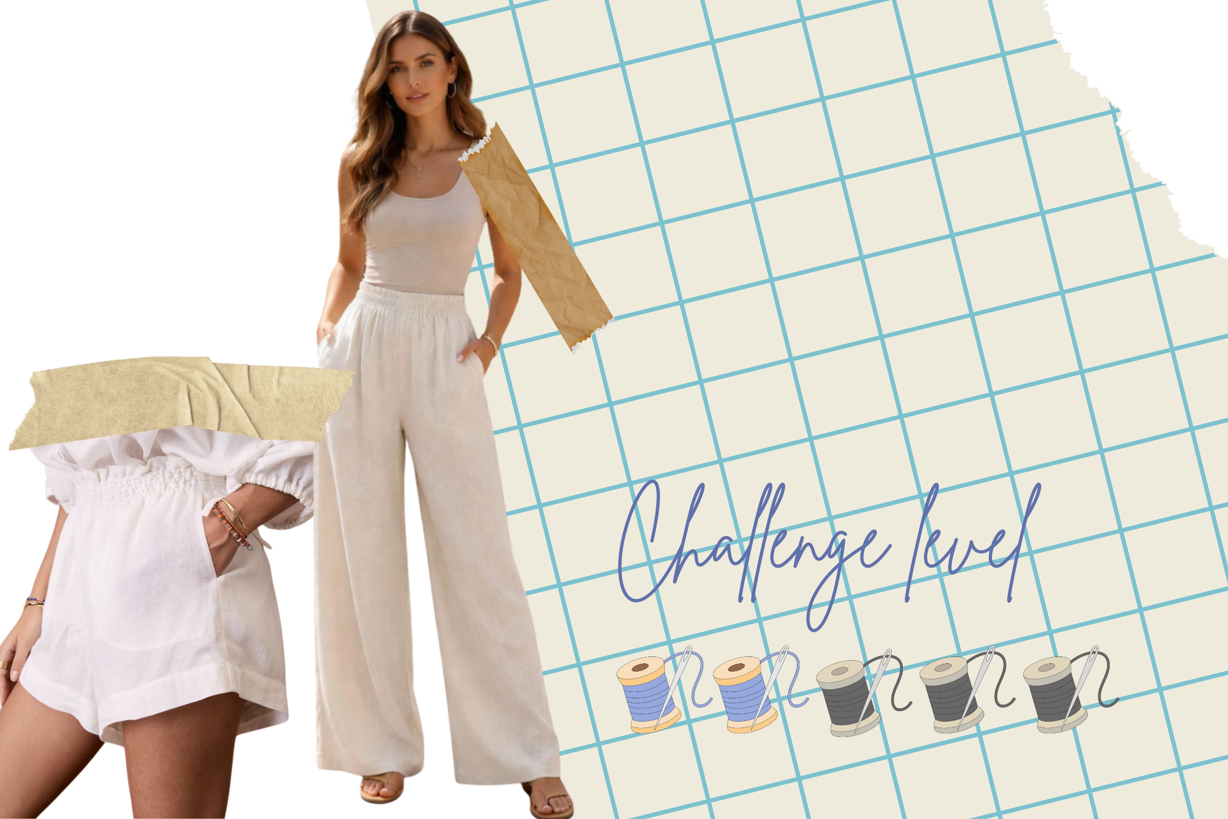 Make a pair of summer trousers or shorts