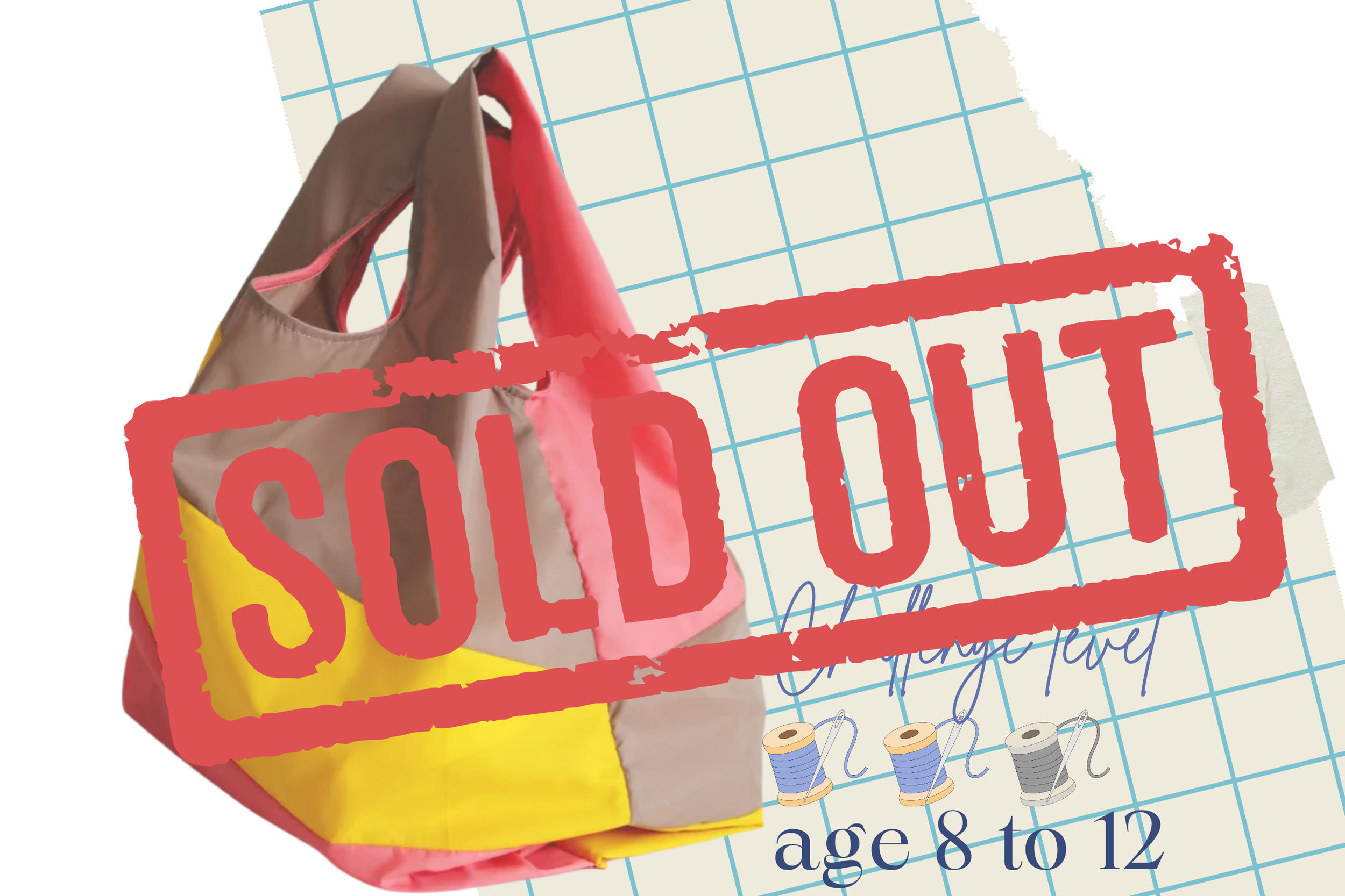 Make a striped tote bag