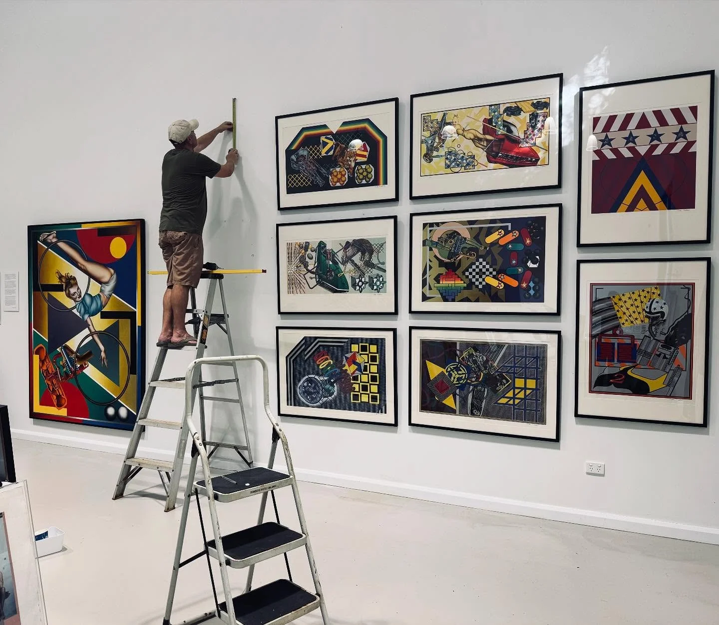 Very busy day hanging - about a quarter of the way there.