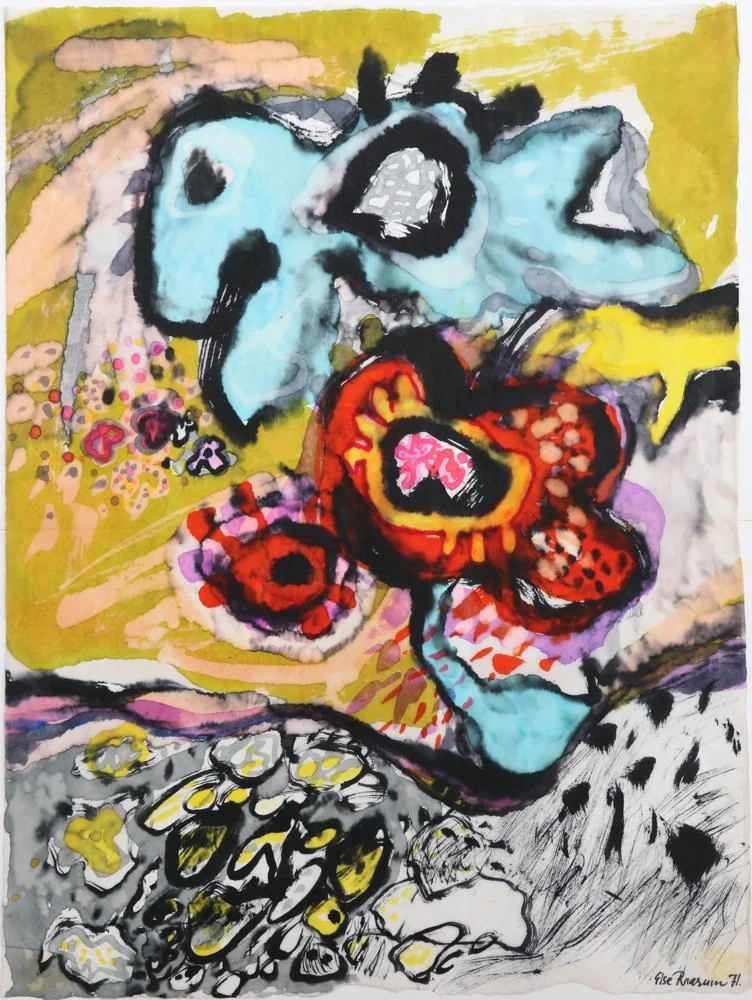 1971 Batik lyseblå rød blomst 48x64-2.jpg