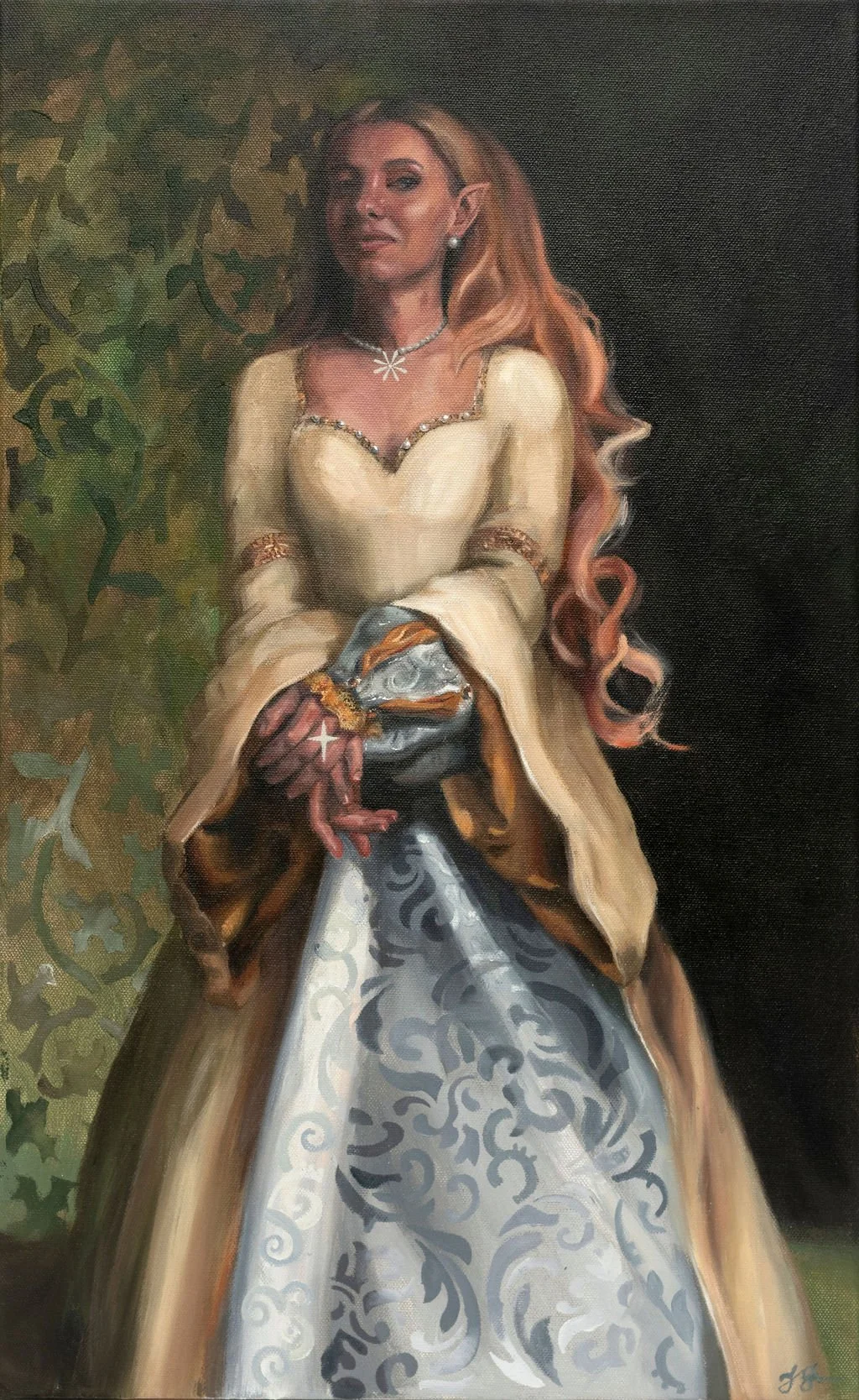 Lady of Lórien, 2025. 59 x 36 cm
