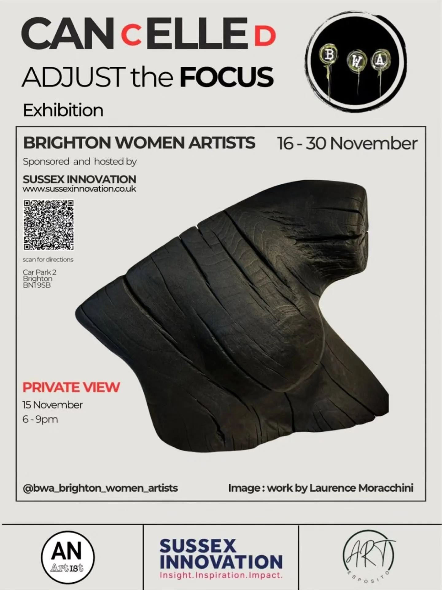 I'm taking VENUS off the wall ready for her debut at the first @bwa_brighton_women_artists group show, starting very soon at @sussex_innovation, Sussex University. I love that a university is the first place she will be shown - shes an archaeological