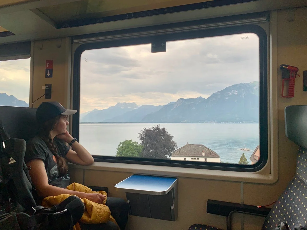 Travelling to The Alps by Rail by Claire Antrobus
