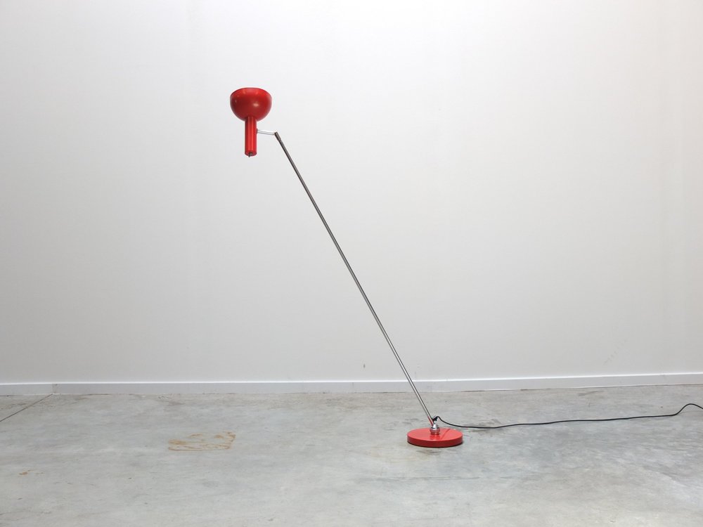 Adjustable 'Ball in Socket' Floor Lamp by H. Busquet for Hala