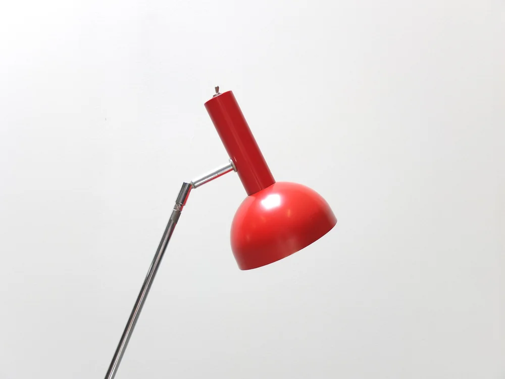 Adjustable 'Ball in Socket' Floor Lamp by H. Busquet for