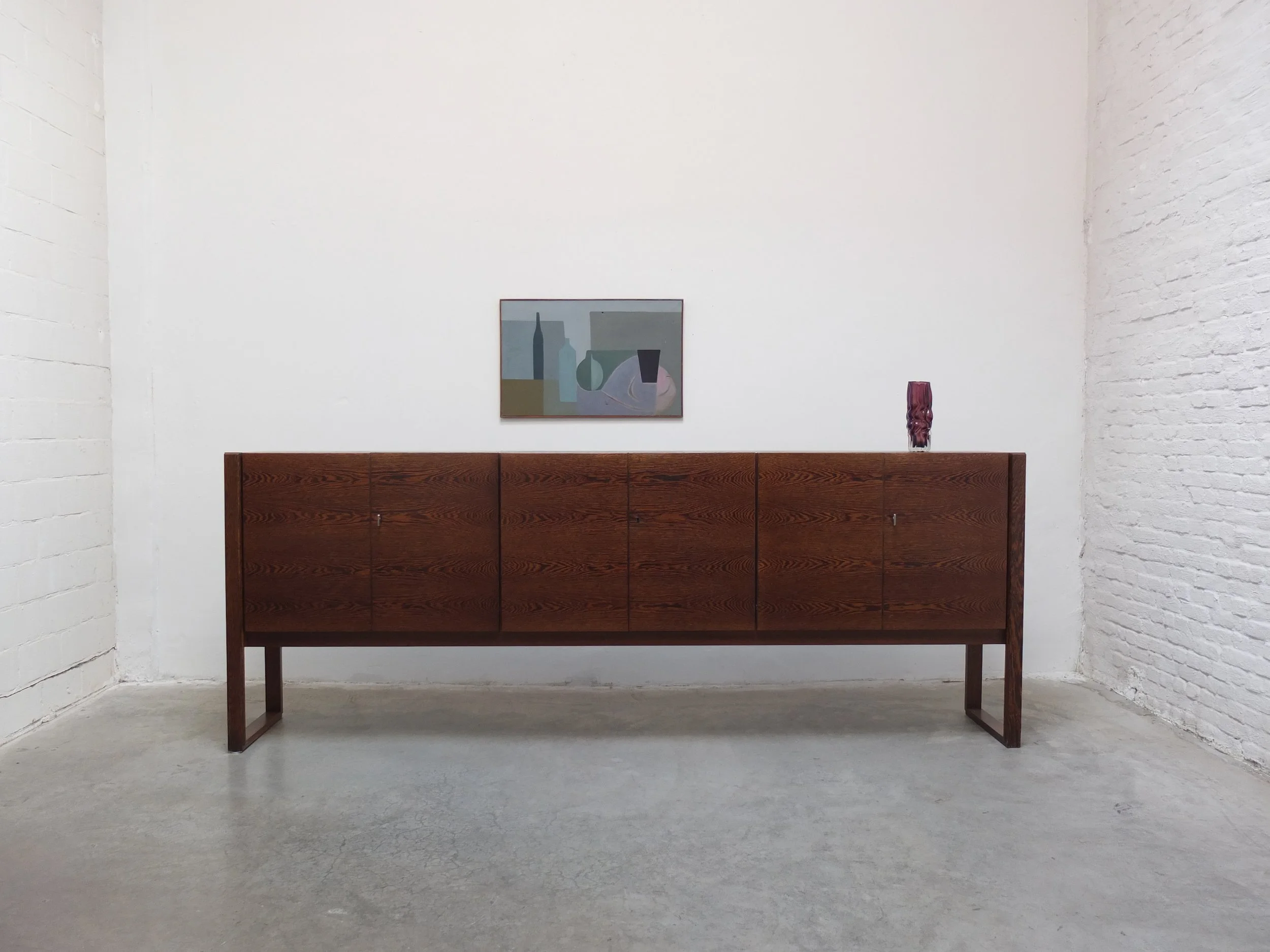 Exclusive N-Line 'Team Program 500' Sideboard in Wengé, 1966