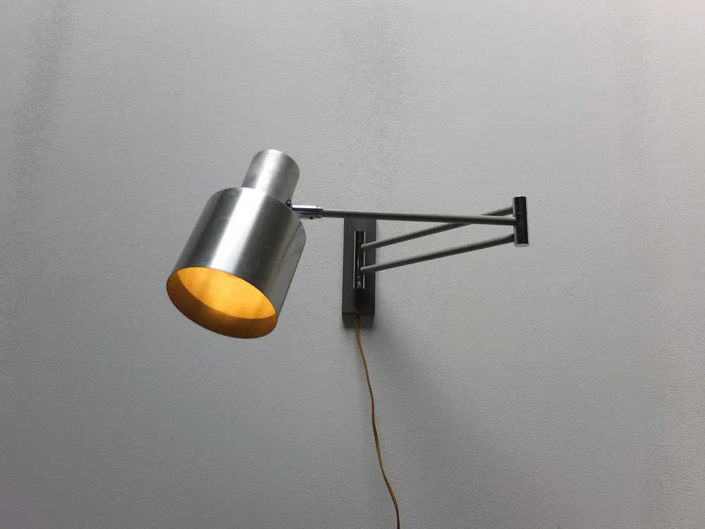 ADJUSTABLE 'HORISONT' WALL LAMP BY JO HAMMERBORG FOR FOG & MØRUP