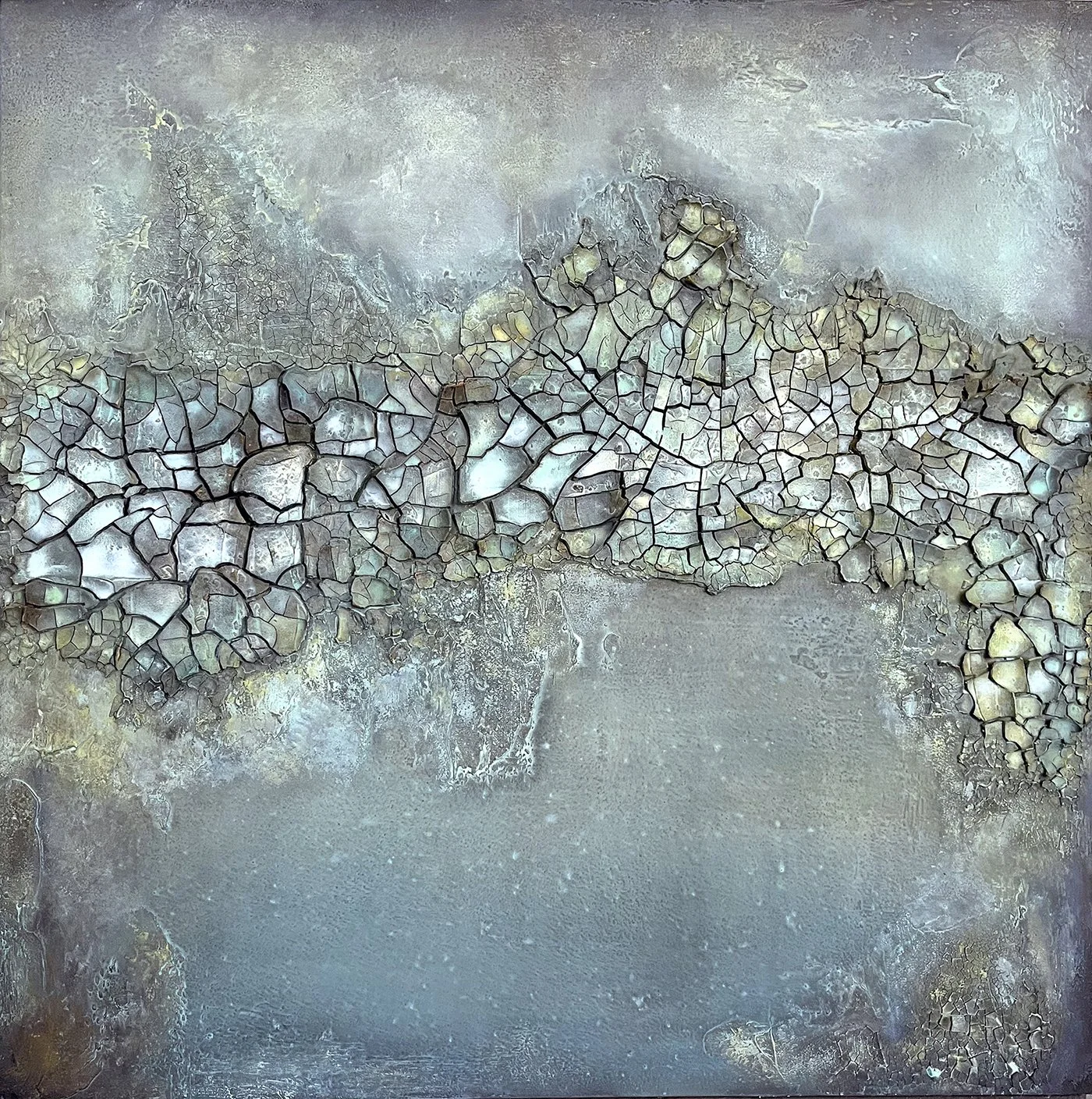  Glass Sea 30” x 30” Plaster, acrylic, oil $2400 