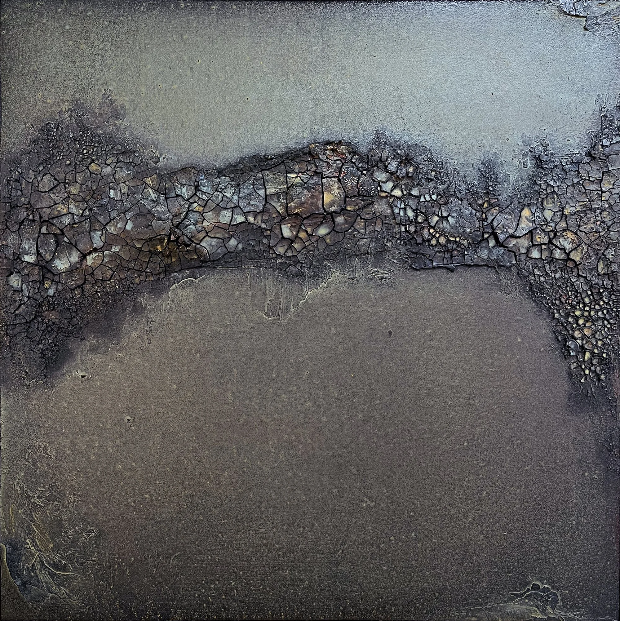  Tones of Smoke 30” x 30” Plaster, acrylic, oil $2400 