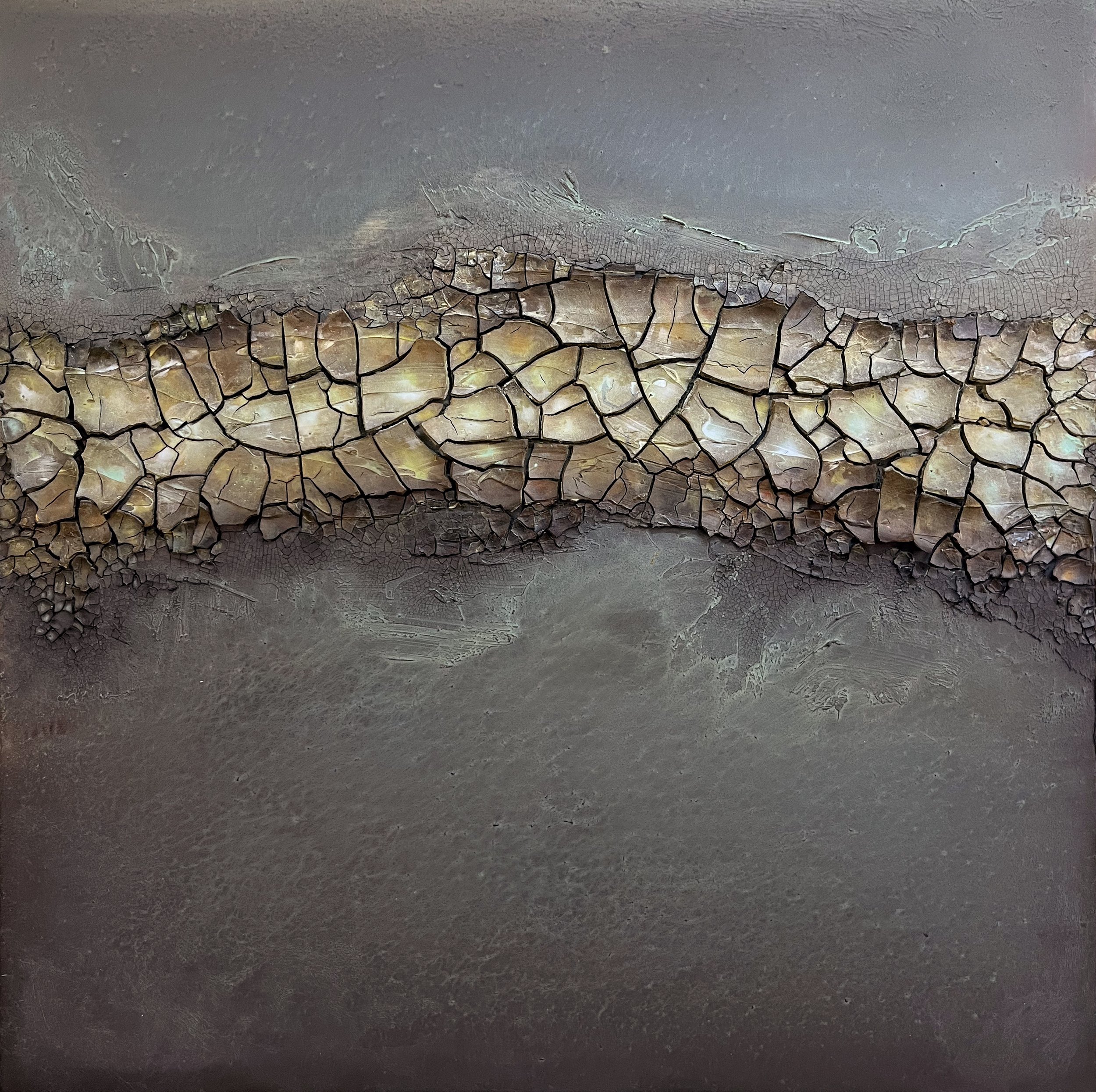  Unstable Air 40" x 40" Plaster, acrylic, oil $3400 