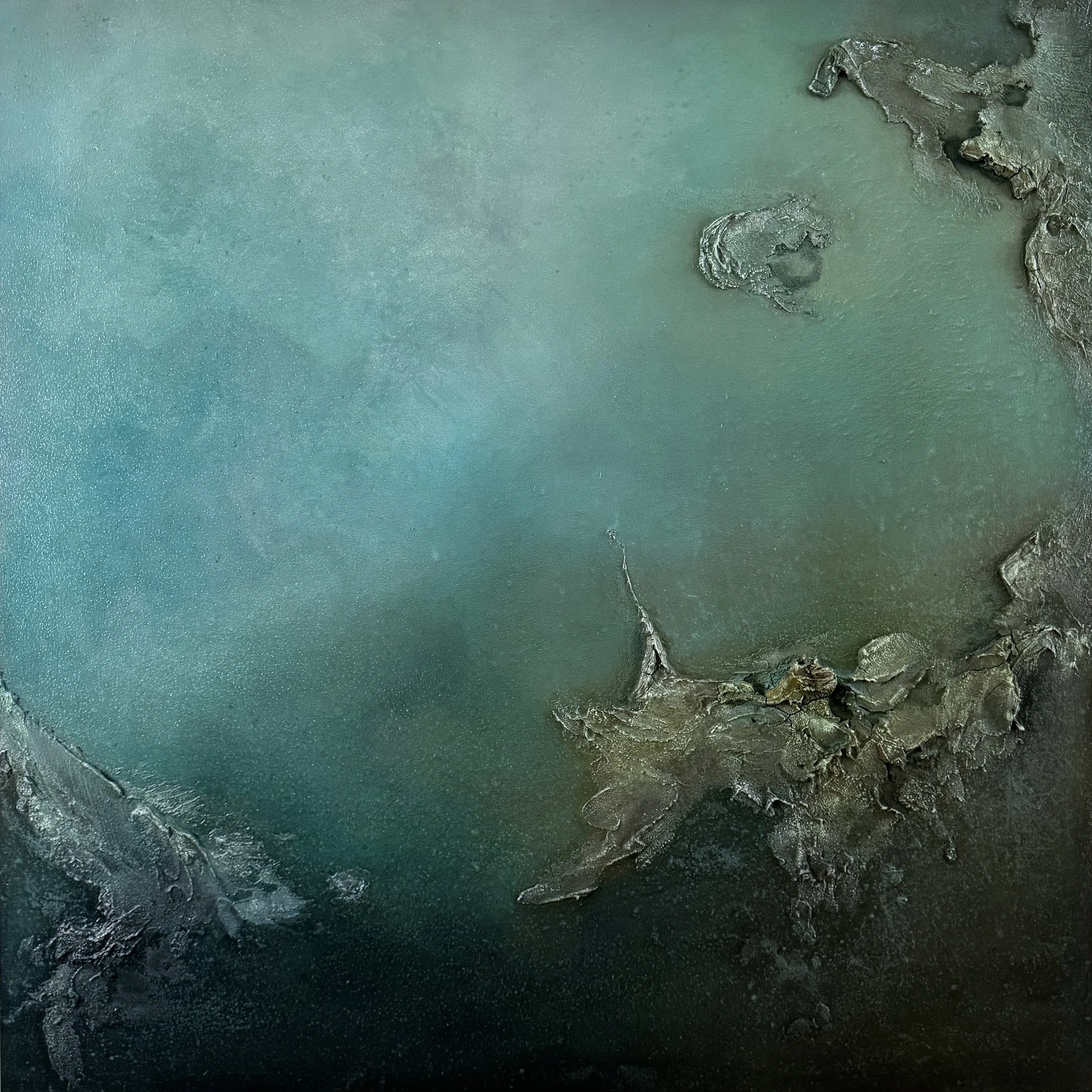  A Ways Away 36” x 36” Plaster, acrylic, oil, sand $3000 