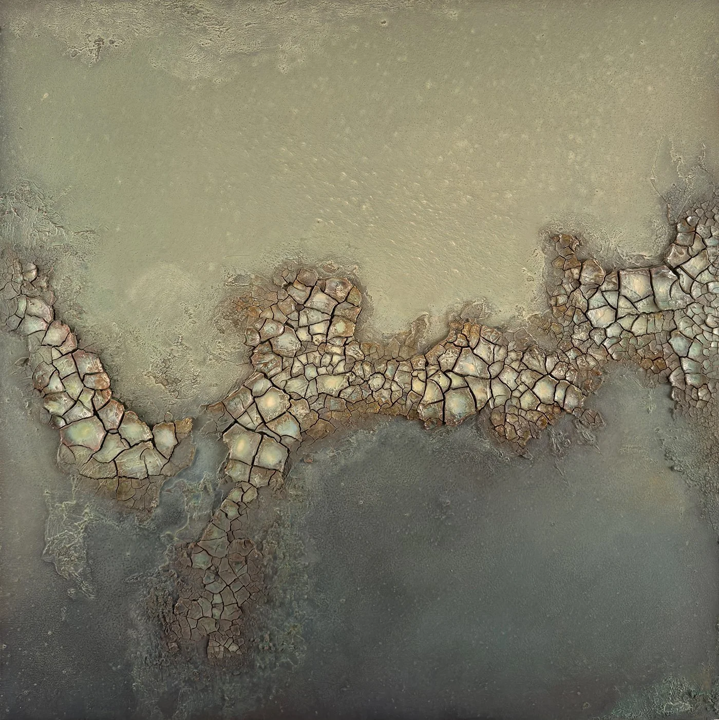  Intimate Stranger 30” x 30” Plaster, acrylic, oil, sand $3000 