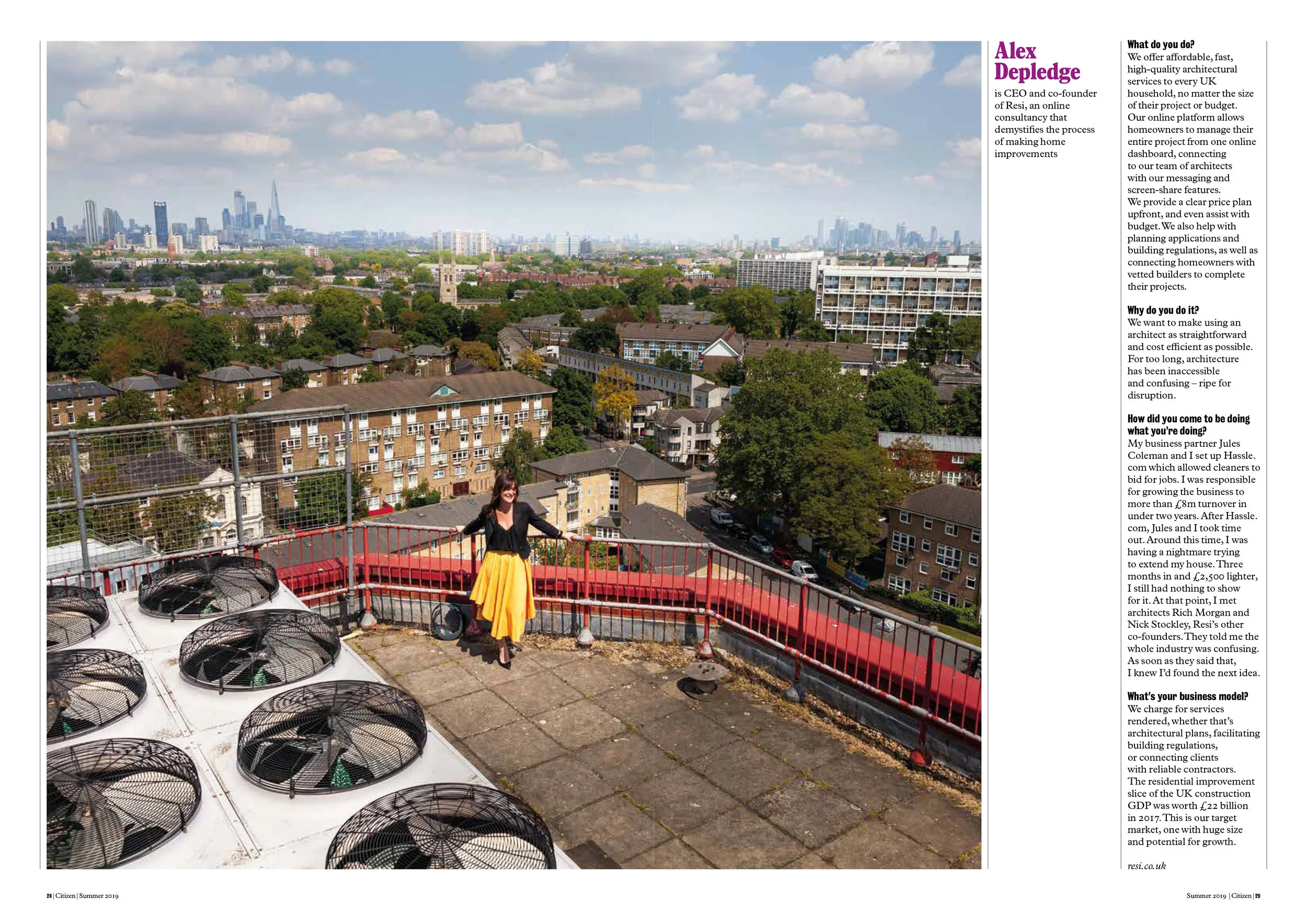 All Change Article featuring Alex Depledge. Photograph by Freddie Ardley.