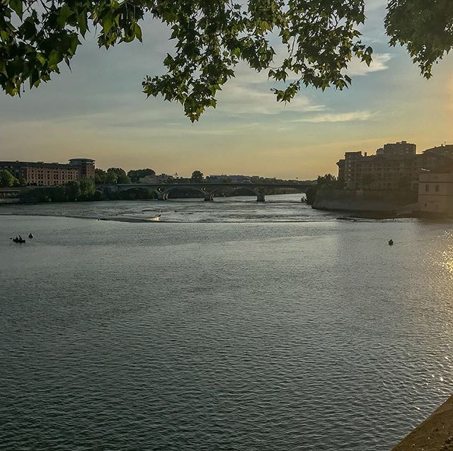 France is blessed with an indescribable light. It's even better at sunset, here on a summer evening in Toulouse.
