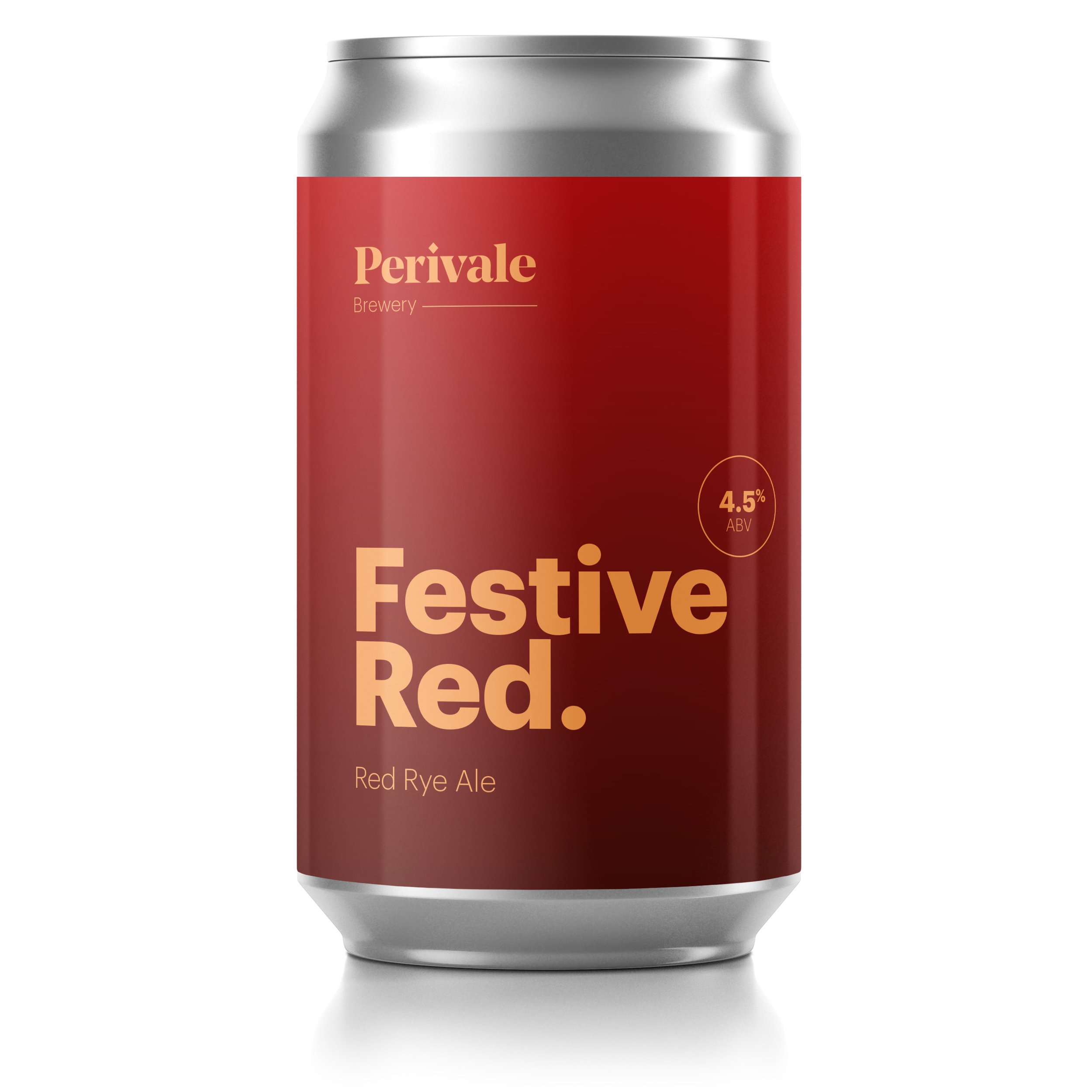 Festive Red. Red Rye Ale.