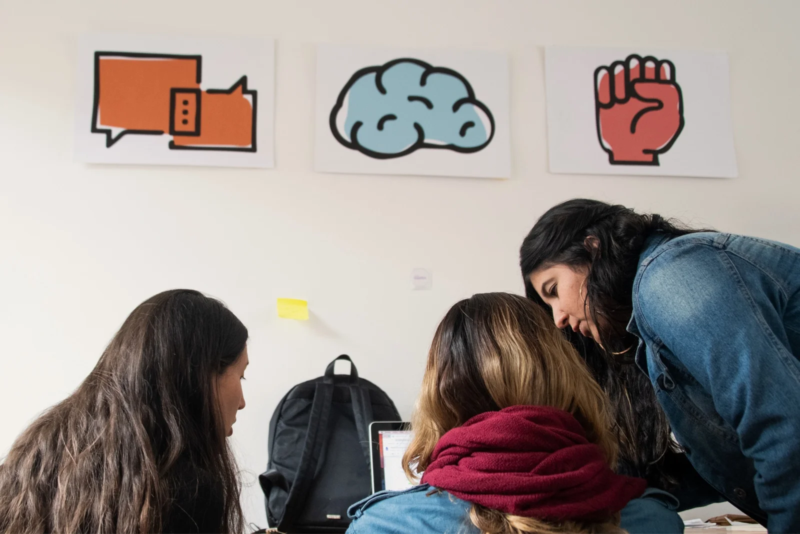 Members of the Mutante team in their office in Bogota