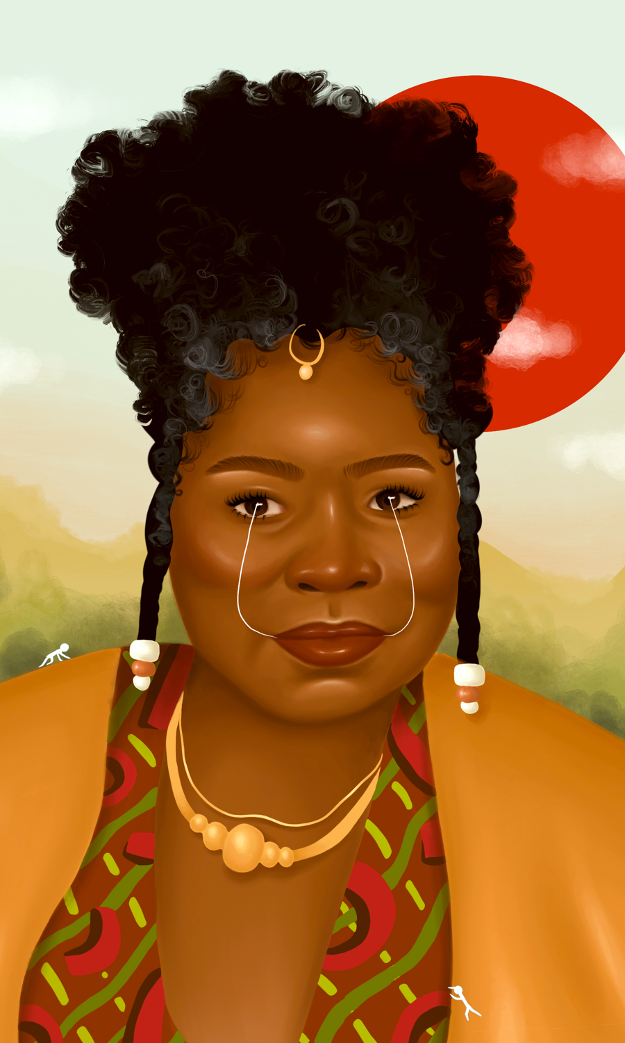 Portrait of Dori Tunstall by Alexis Eke.