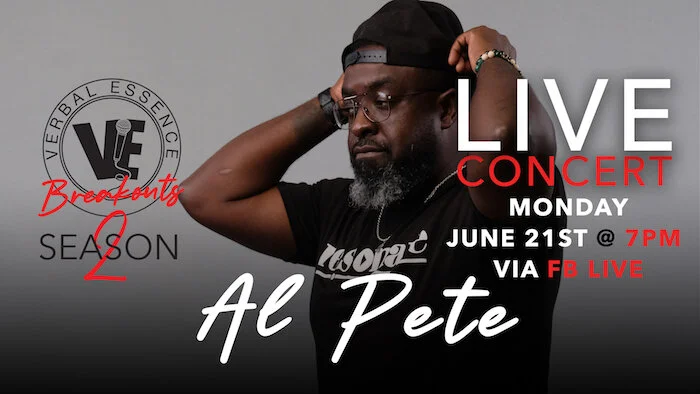 Mr. Al Pete performs live at Verbal Essence Breakouts: Season 2!