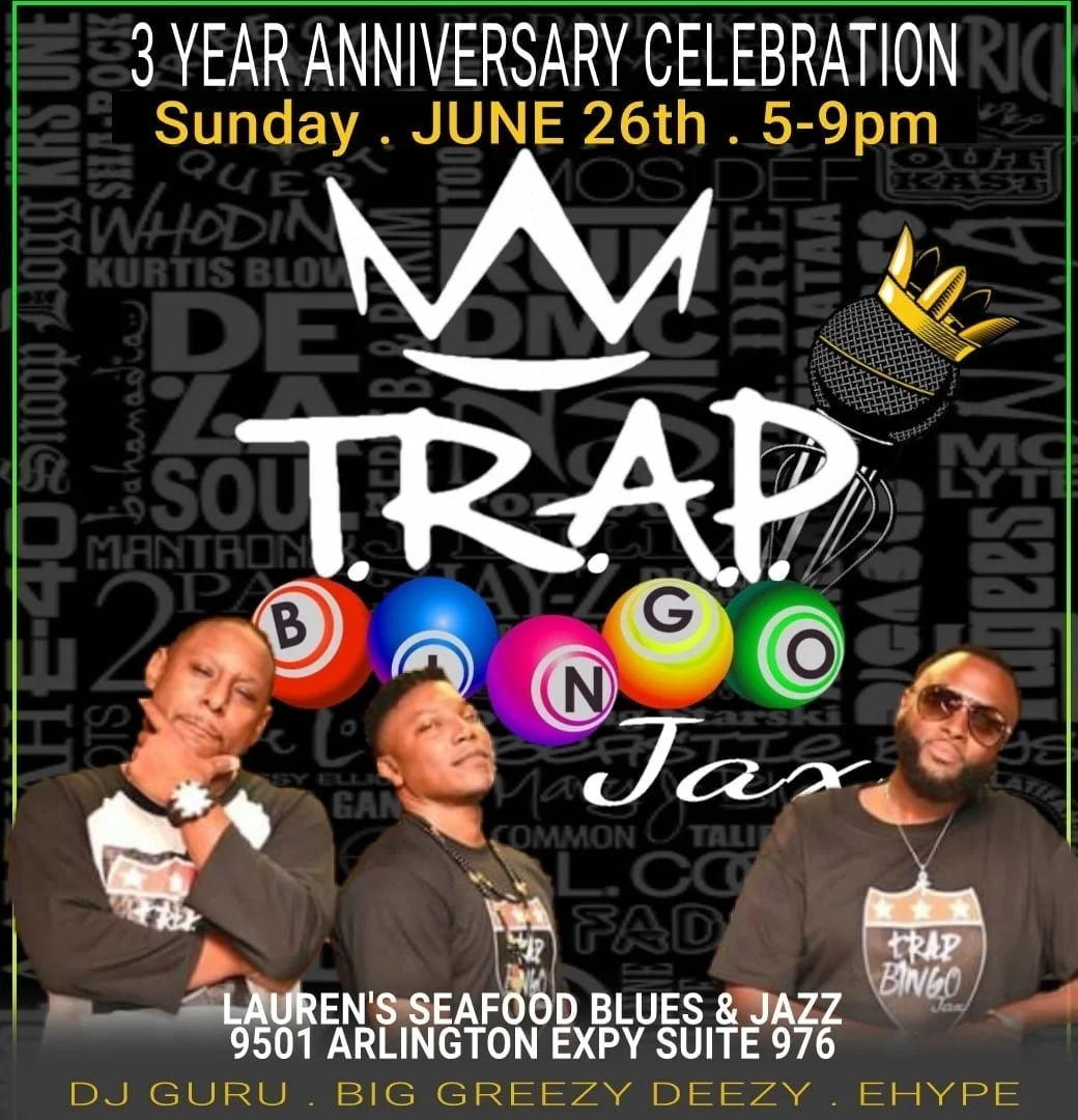 Anniversary Celebrations Are In Order for T.R.A.P. Bingo JAX!